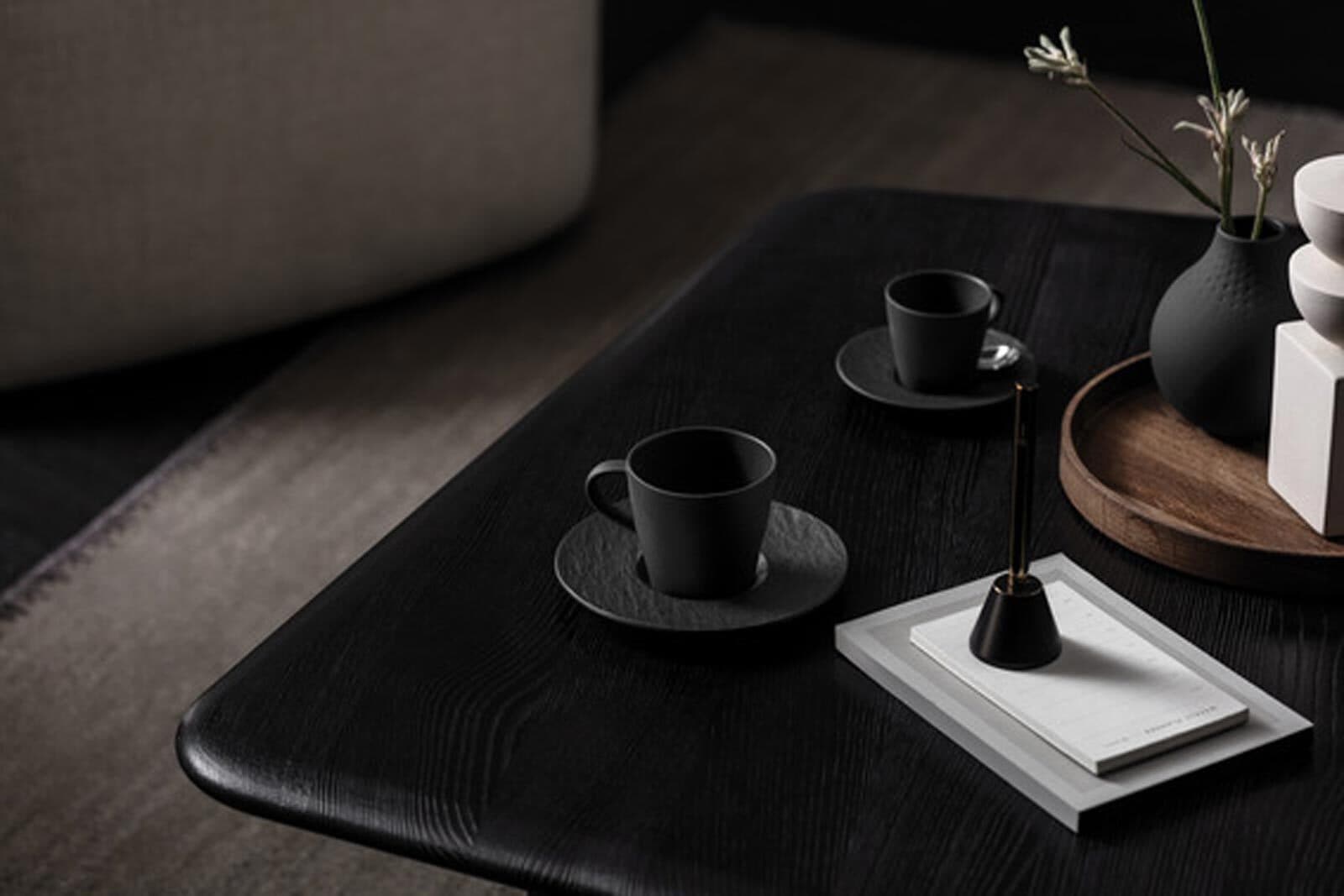 Villeroy & Boch Tasse »Kaffee Set Manufacture Rock 150 ml 6er Set schwarz«