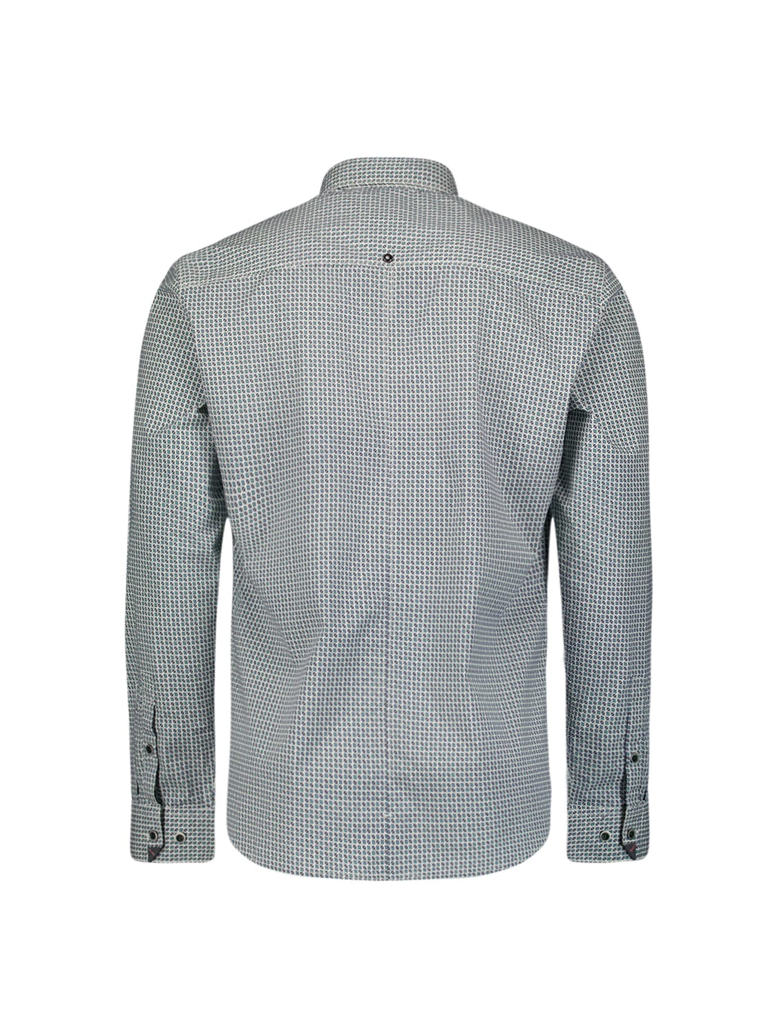 NO EXCESS Langarmhemd »No Excess Stretchhemd mit Print Shirt Stretch Allover Printed«