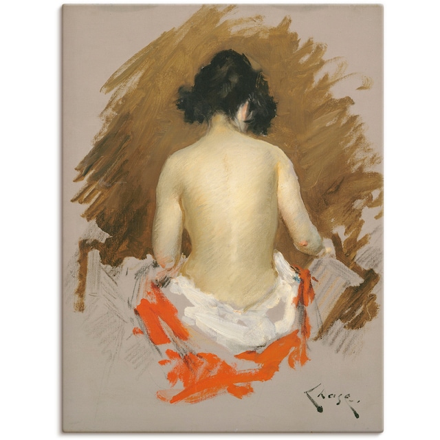 Artland Wandbild »Akt, um 1901«, Erotische Bilder, (1 St.), als Alubild,  Leinwandbild, Wandaufkleber oder Poster in versch. Größen auf Rechnung  bestellen