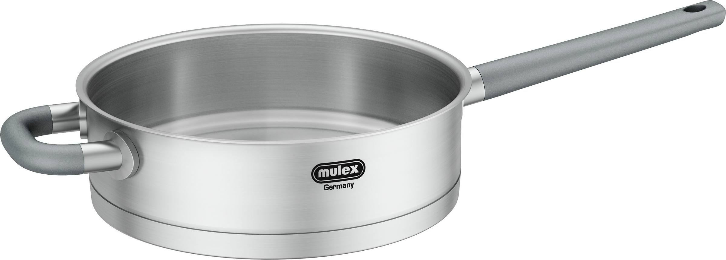 Mulex Bratpfanne »LUGANO«, Edelstahl 18/10, mit Deckel, Messskala, Schüttra günstig online kaufen