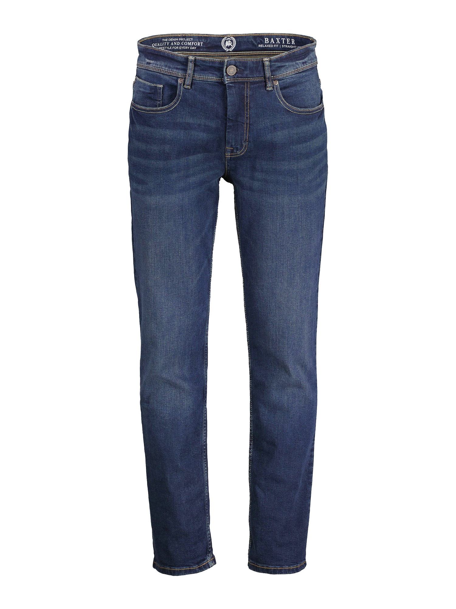 LERROS Relaxhose »BAXTER 5-Pocket-Denim, RELAXED FIT, unifarben« MID BLUE USED WASH 38 - Länge 30 Länge 30 38 5-Pocket-Denimstyle