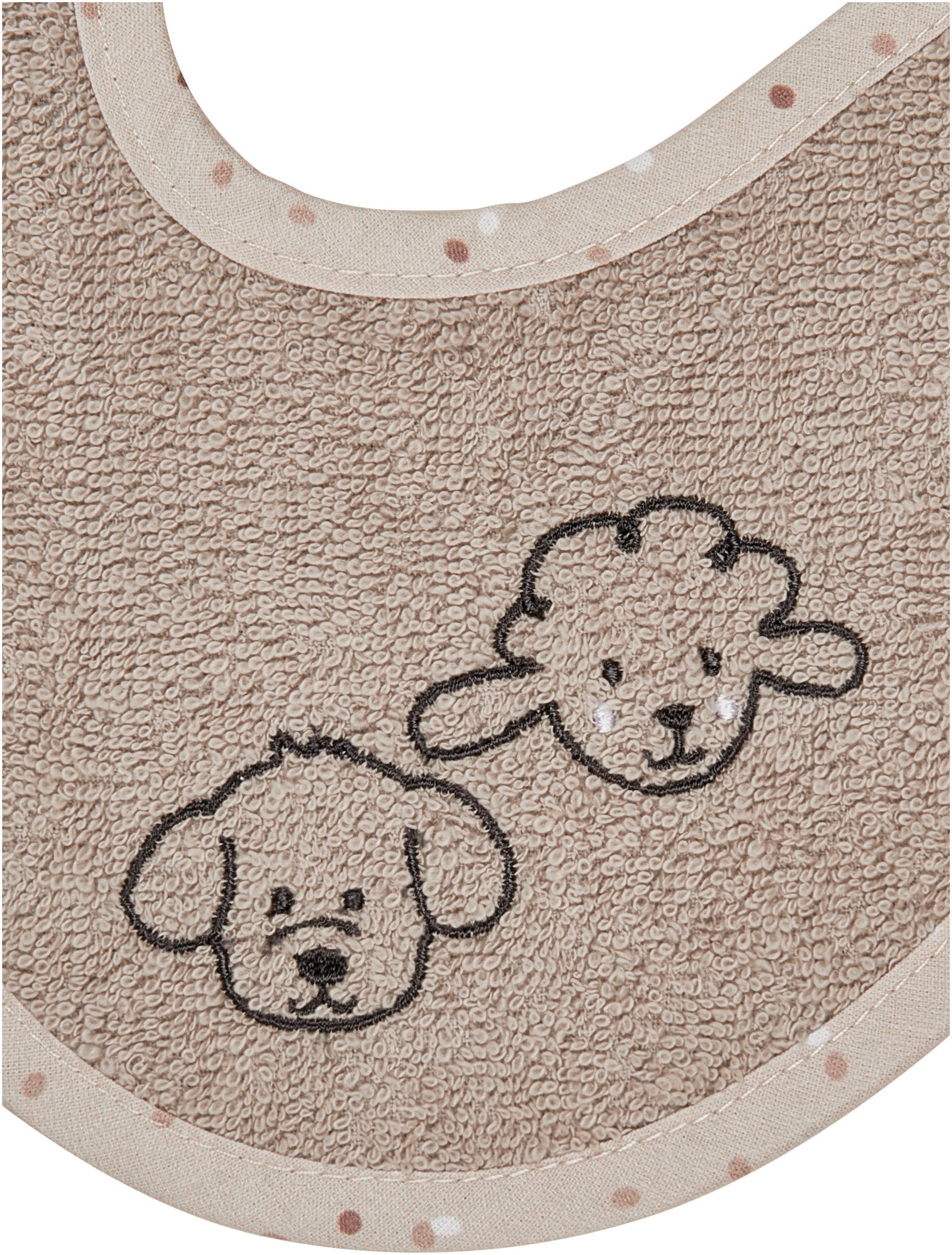 Sterntaler® Lätzchen »Doppelpack Bauernhof, sand«, (Set, 2 St.)