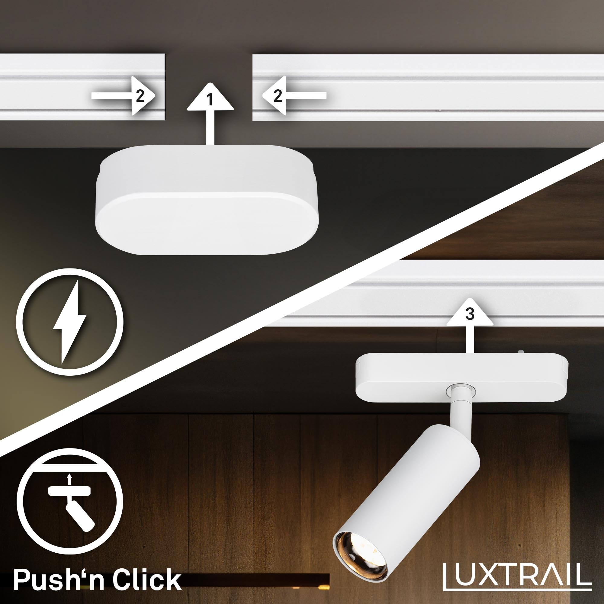 Briloner Leuchten LED Deckenleuchte »LUXTRAIL 8033066«