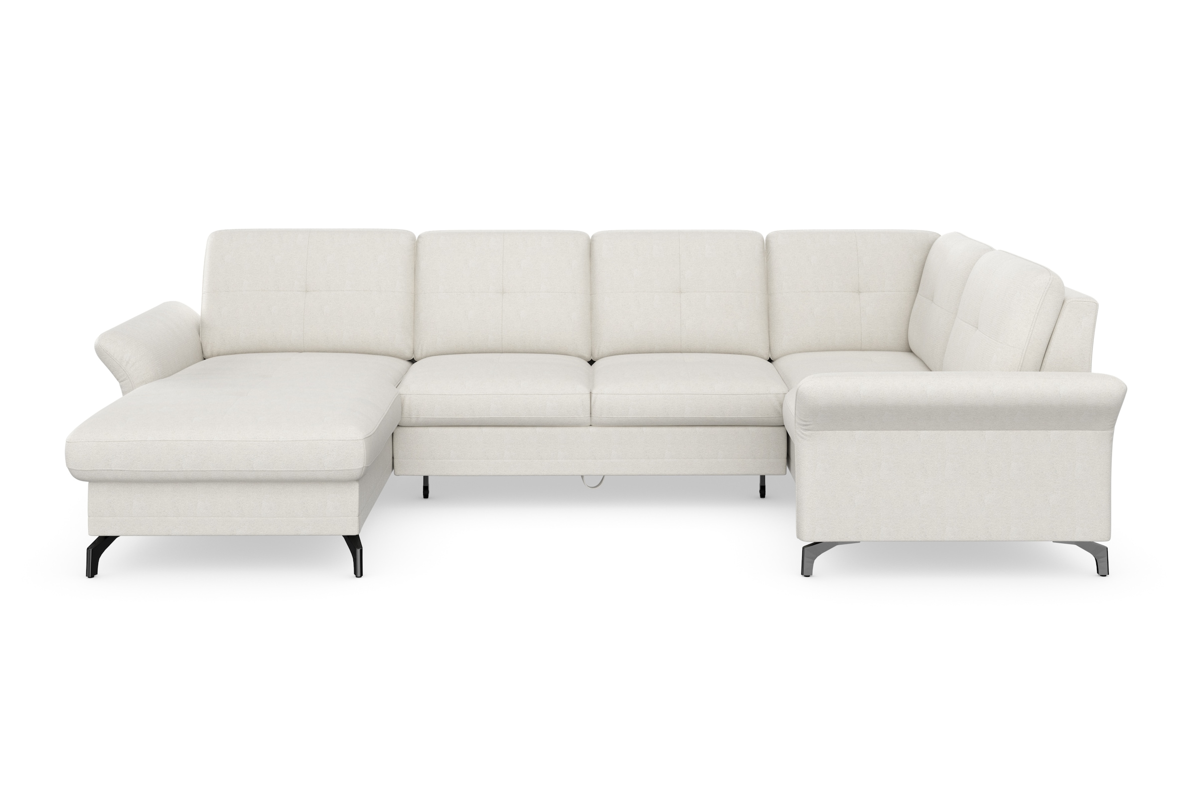 Home affaire Wohnlandschaft »Calando U-Form« wahlweise mit Bettfunktion, Be günstig online kaufen