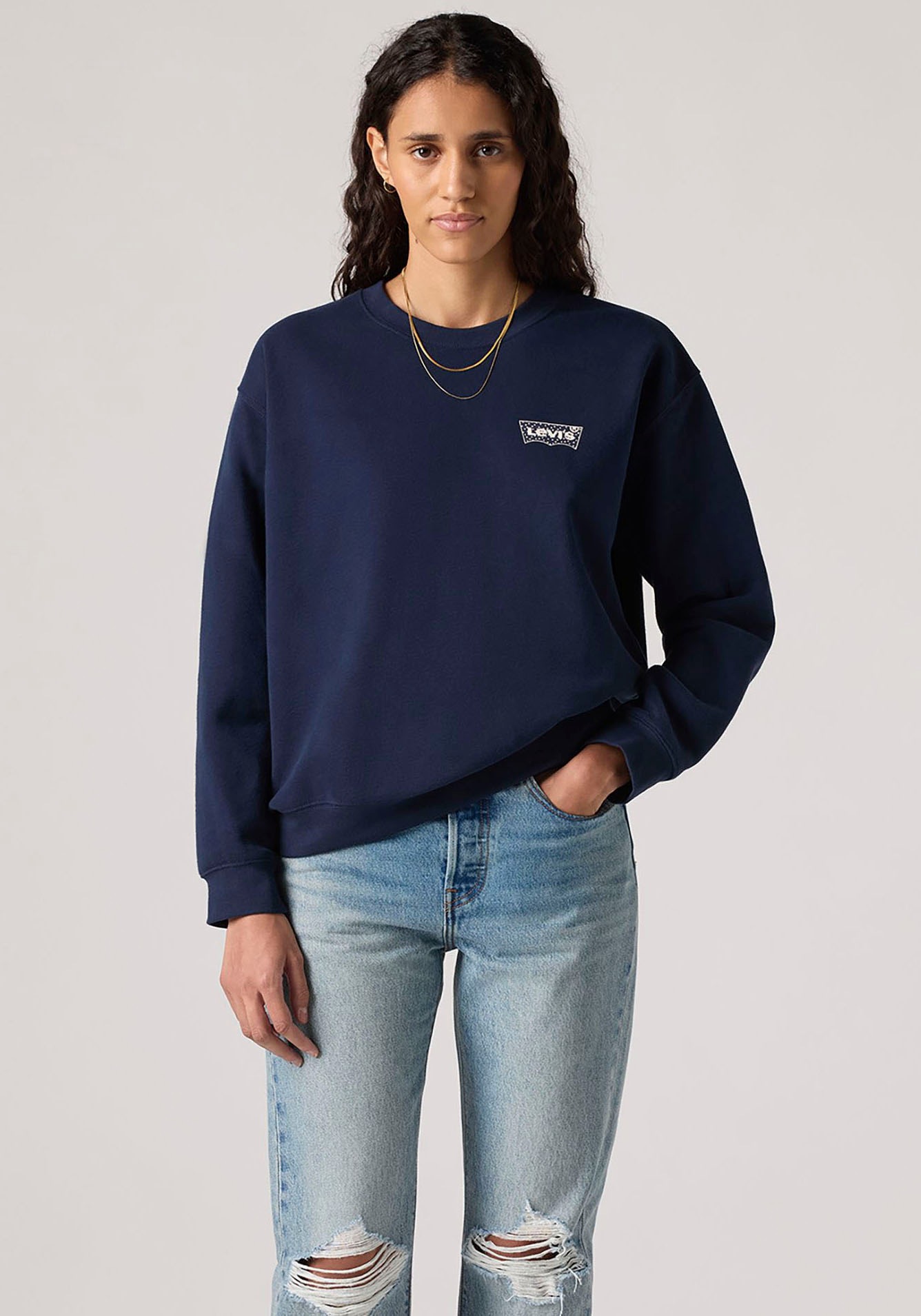 Levi's® Sweatshirt »GR EVERYDAY CREW BLUES«, mit Logoprint