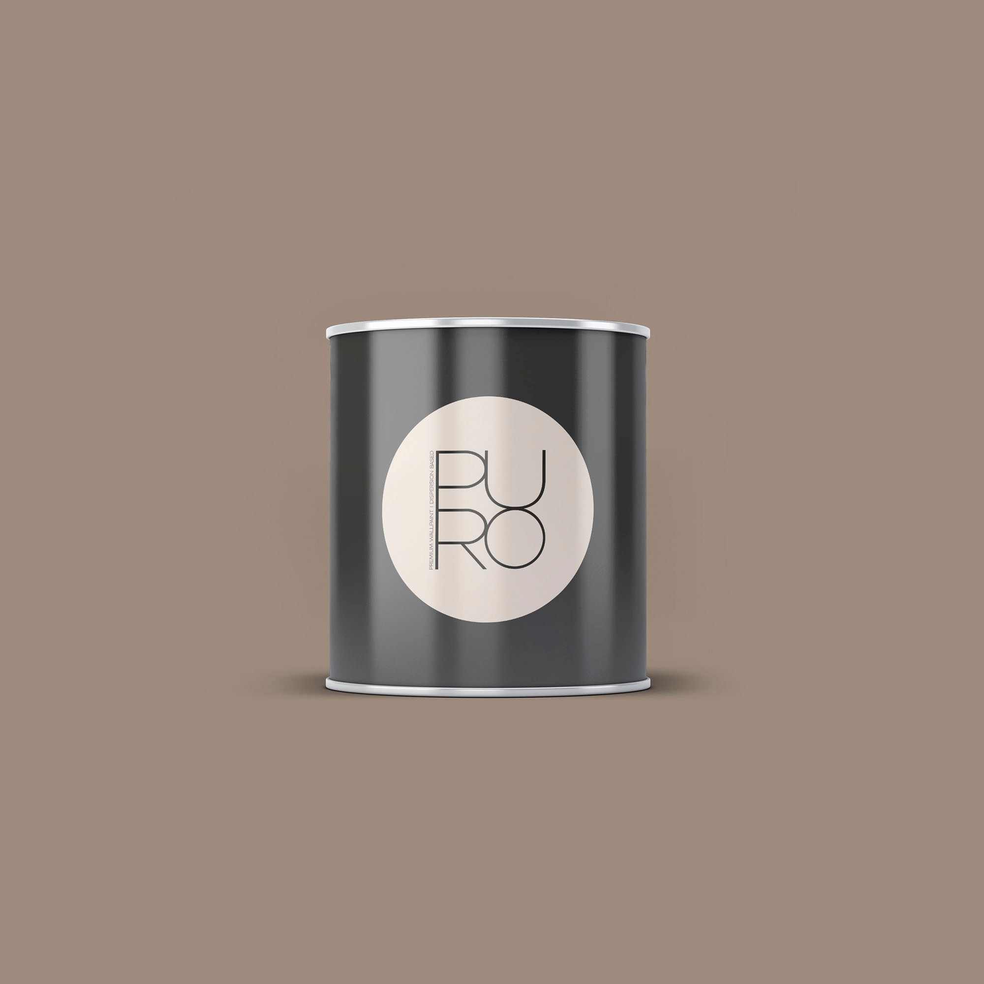 A.S. Création Wandfarbe »Premium Innenwandfarbe PURO Tuchmatt calm taupe« ideal für Wohnzimmer, Schlafzimmer, Flur und Küche, Farbwelt Taupe