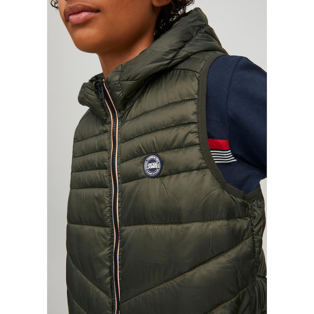 Jack & Jones Junior Steppweste »JJEHERO BODYWARMER HOOD NOOS JNR«