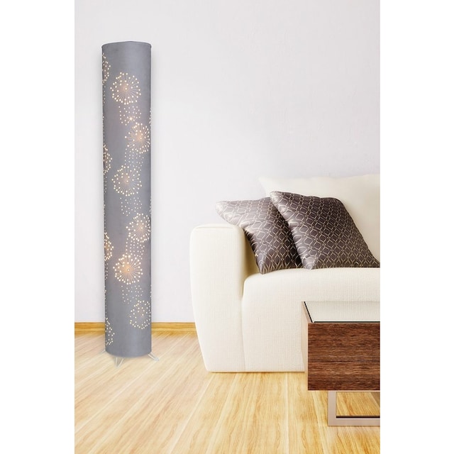 näve Stehlampe »Aurona«, 2 flammig-flammig, 2xE14/40W,  Fußschalter/Zuleitung 160cm,Farbe:grau online bestellen