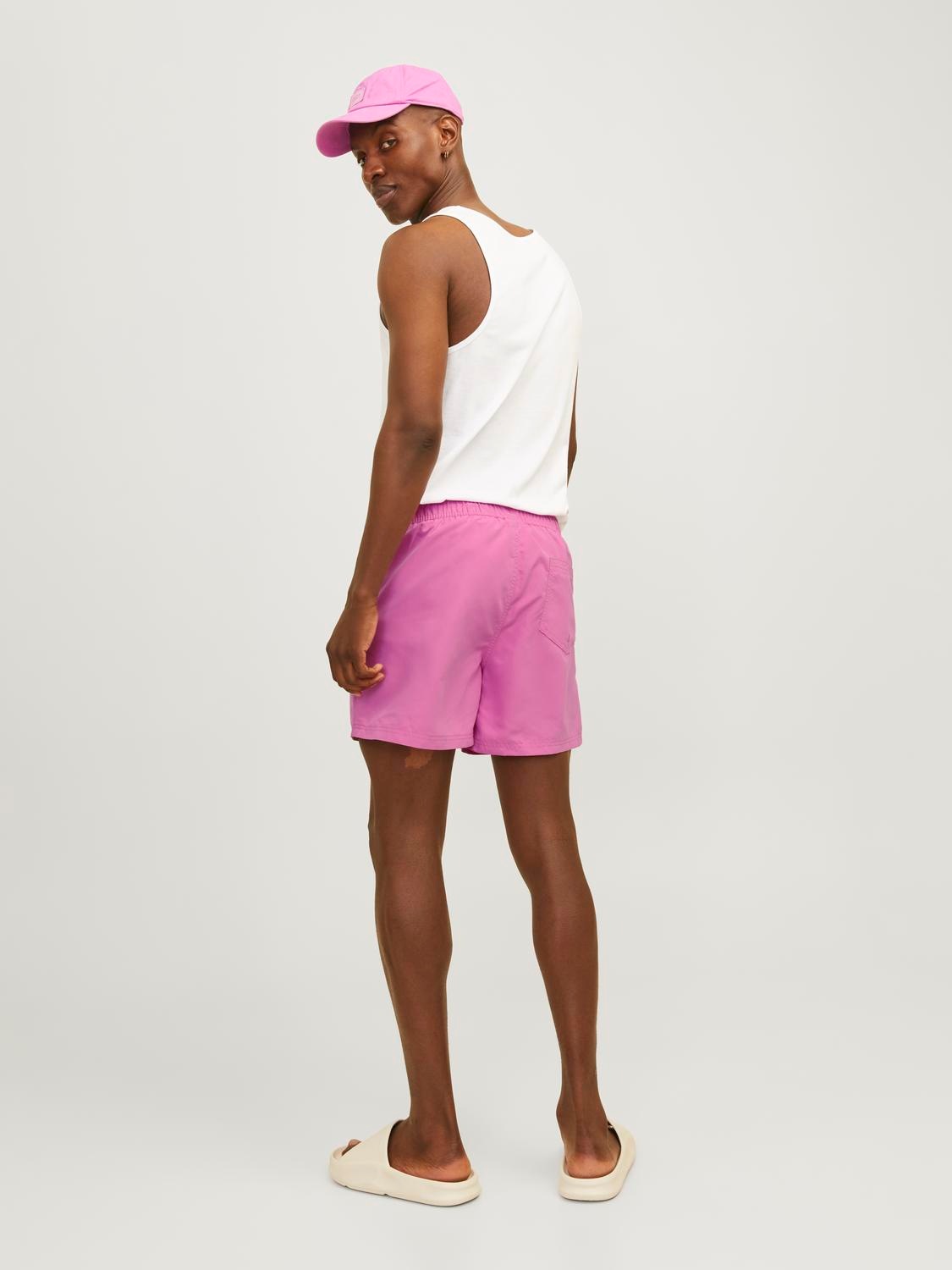8. Bild von Jack & Jones Badeshorts »JPSTFIJI JJSWIM SOLID SN LY«, gut geschnittene Schwimm-Shorts für den Strand aus recyceltem Garn