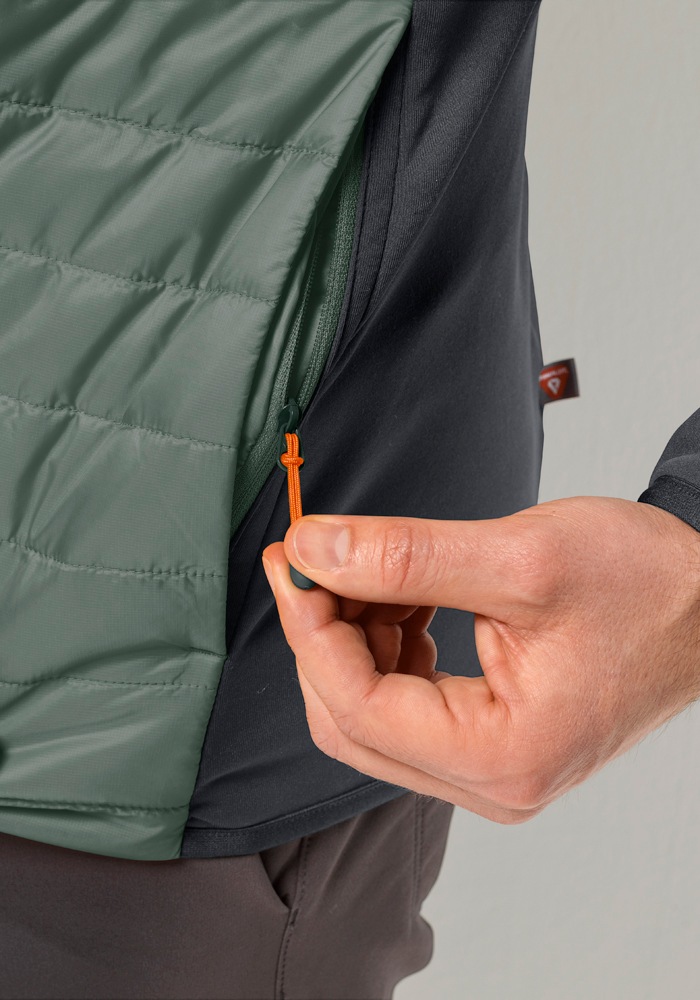 Jack Wolfskin Hybridjacke »ROUTEBURN PRO HYBRID M«, mit Kapuze