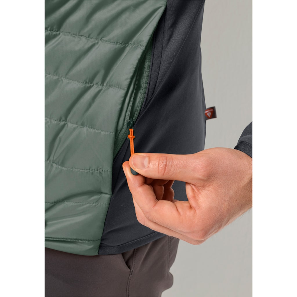 Jack Wolfskin Hybridjacke »ROUTEBURN PRO HYBRID M«, mit Kapuze