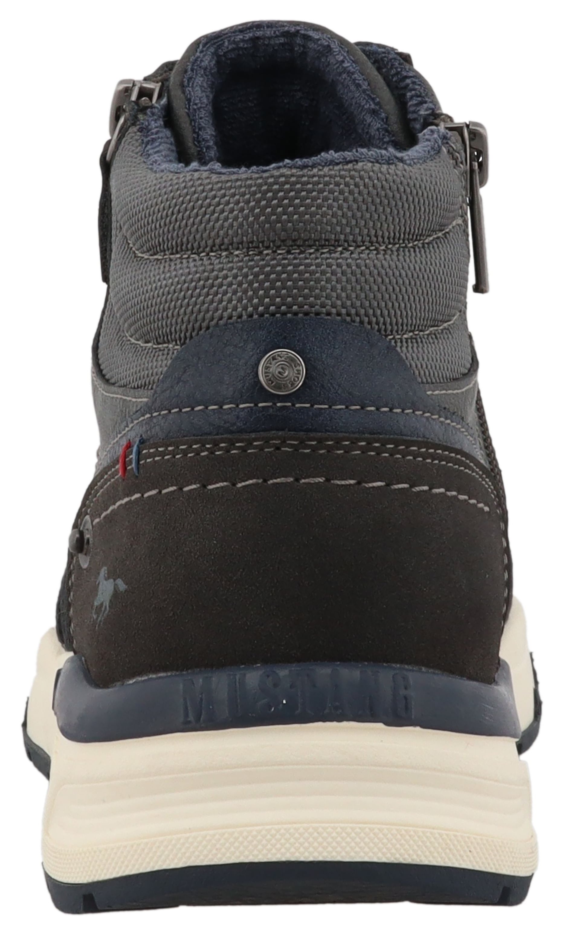 Mustang Shoes Sneaker »Mart«  High Top Sneaker, Schnürboots mit Reißverschluss