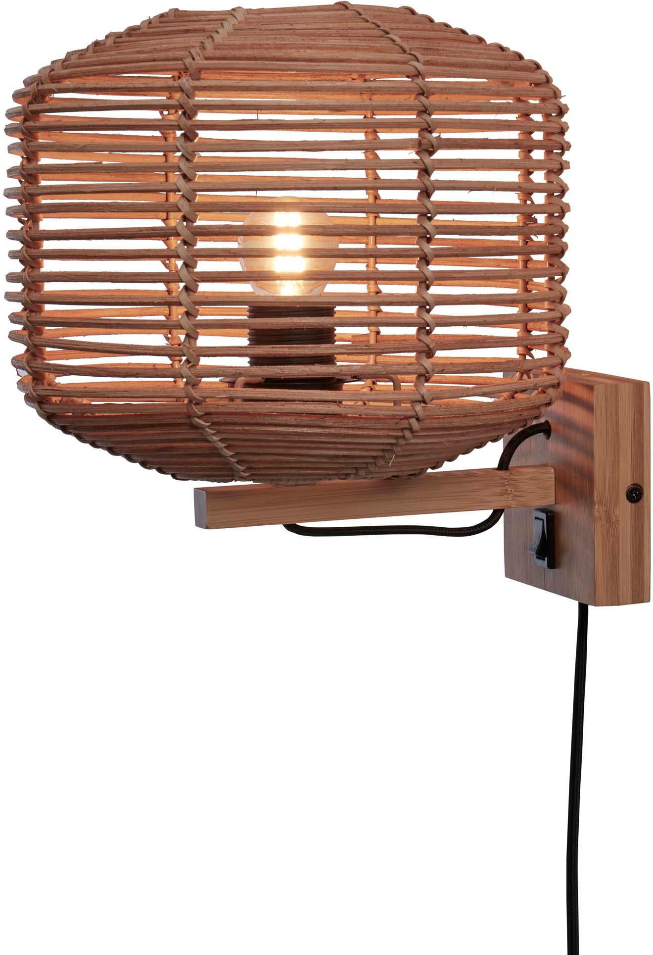 GOOD&MOJO Wandleuchte »TANAMI«, 1 flammig, Leuchtmittel E27   ohne Leuchtmi günstig online kaufen