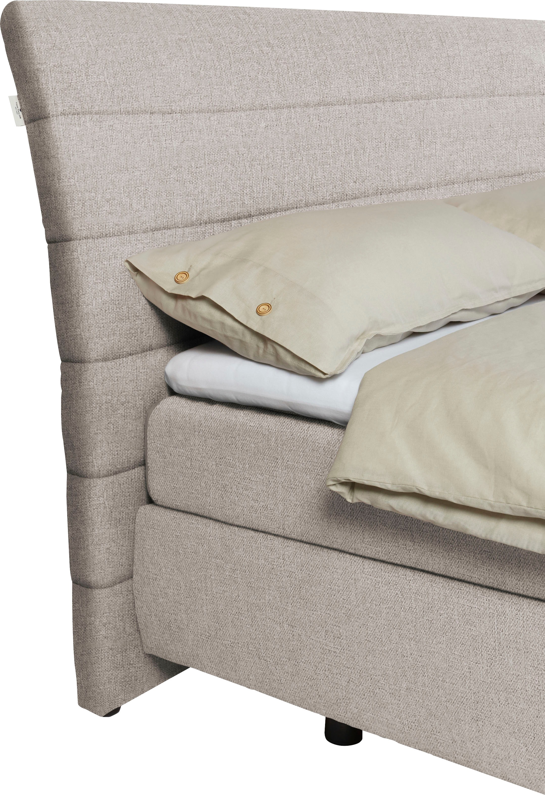 4. Bild von TOM TAILOR HOME Boxspringbett »SOFT LINES BOX«