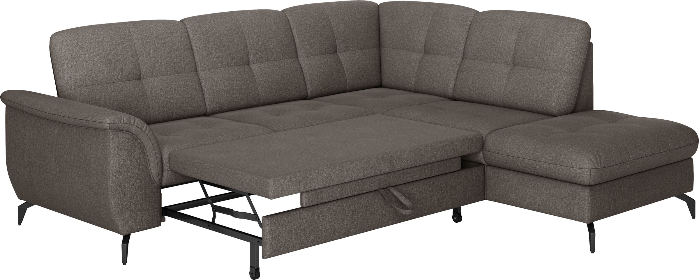 sit&more Ecksofa »Zora L-Form«, wahlweise mit Bettfunktion und Bettkasten