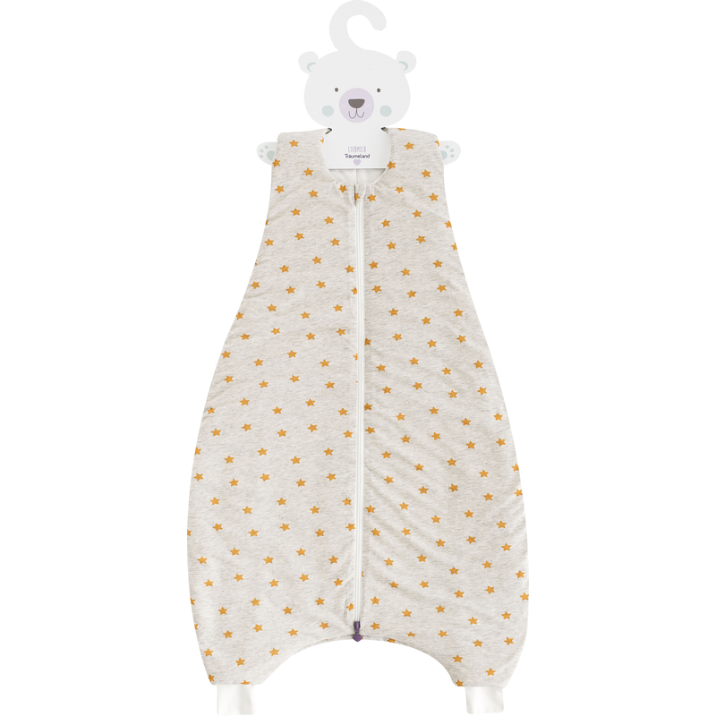 TRÄUMELAND Babyschlafsack »Schlafsack "to Go", Design Sternentraum blau« grau-gelb Bezug: 100% Baumwolle. Füllung: 70% Polyester, 30% Lyocell...