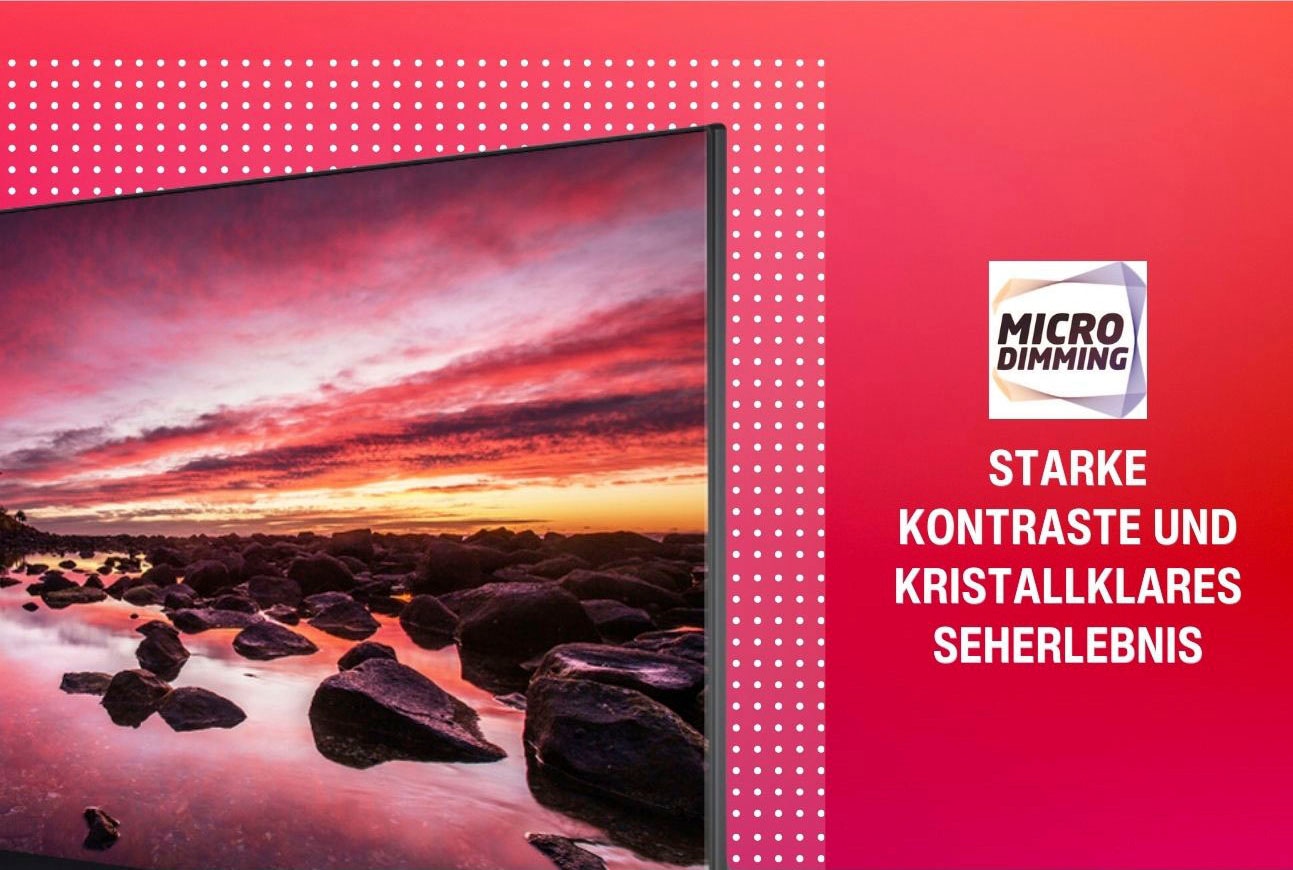 Telefunken QLED-Fernseher »D50Q701X2CW«, 4K Ultra HD, Android TV-Smart-TV