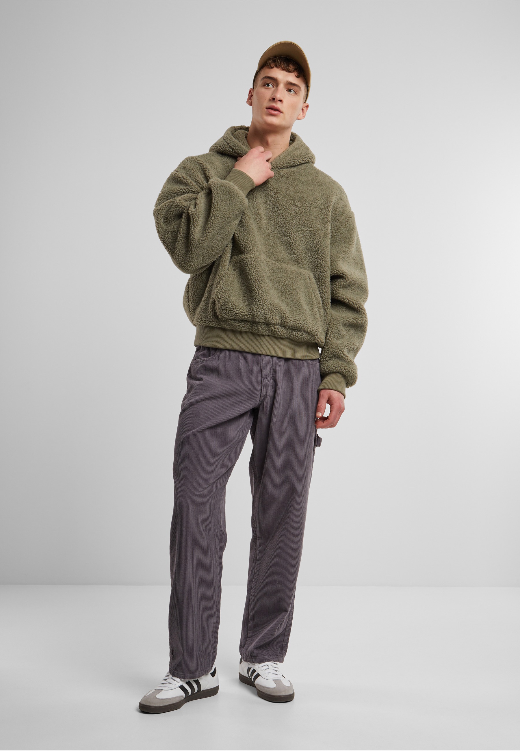 URBAN CLASSICS Kapuzenpullover »Urban Classics Oversized Teddy Hoody« 1 Stk.