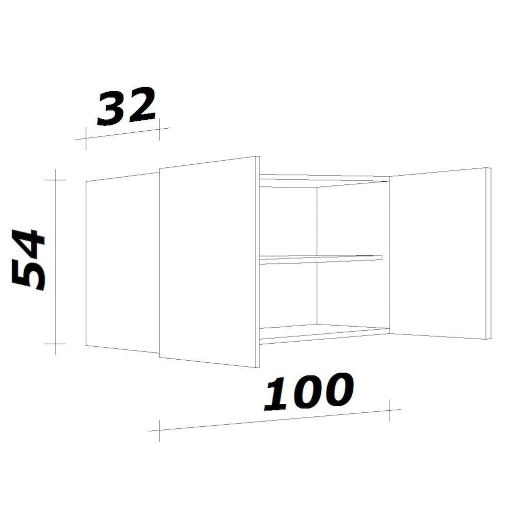 Flex-Well Hängeschrank »Bergen«