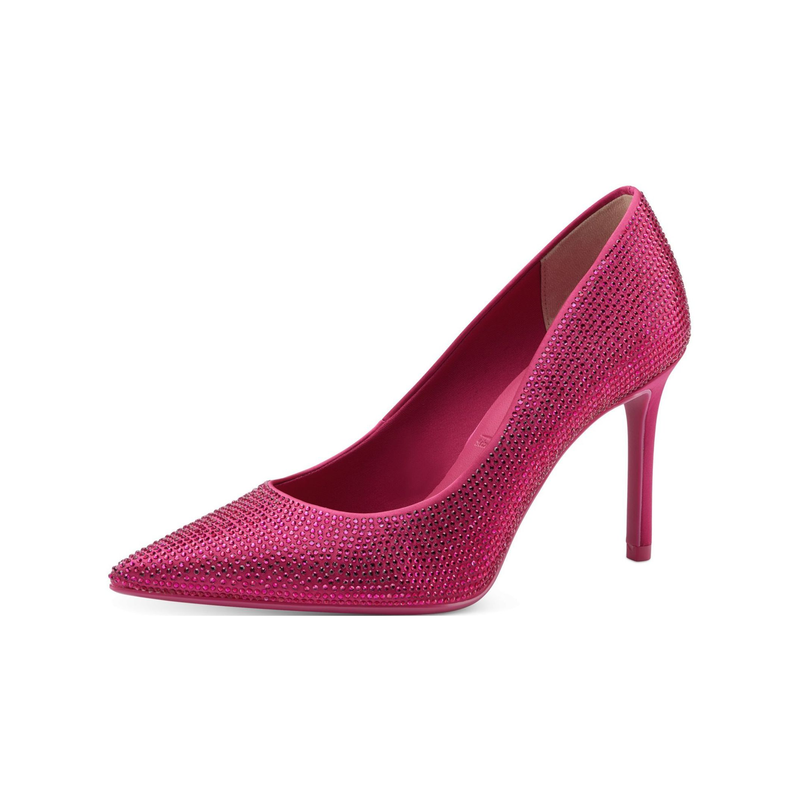 TAMARIS High-Heel-Pumps »Pumps Textil« Fuchsia 39 39 Verschluss: Schlupfschuh