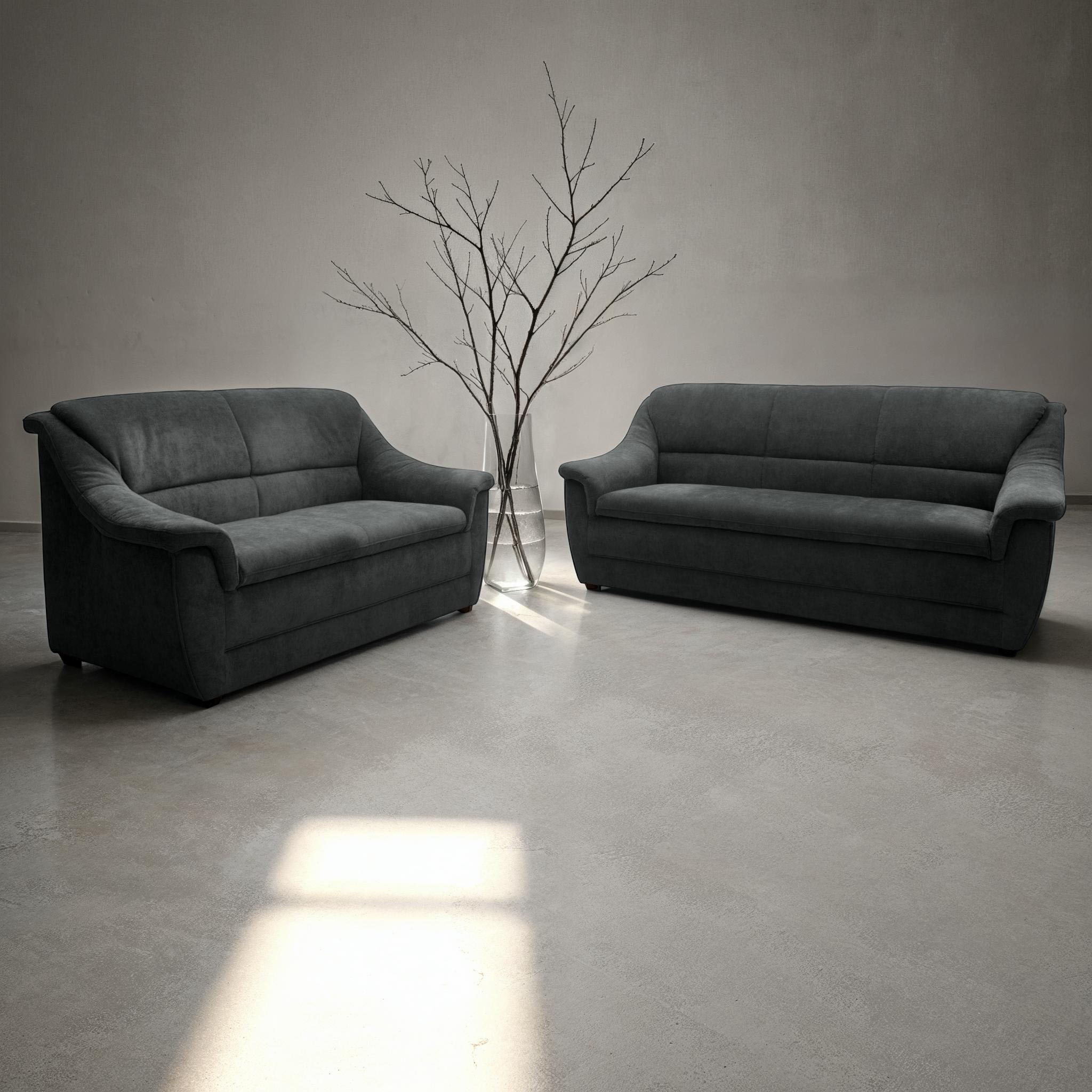 DOMO collection Polstergarnitur »Lale, SET: 3- und 2-Sitzer, zeitlos & form günstig online kaufen