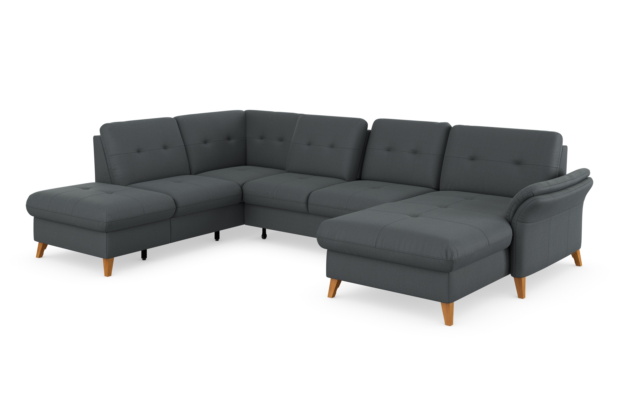 sit&more Wohnlandschaft »Göteborg«, inkl. Sitztiefenverstellung, wahlweise mit Bettfunktion & Bettkasten