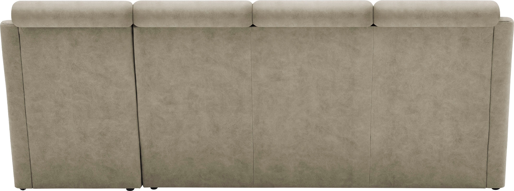 VILLA BECK Ecksofa »Varese L-Form«, (2 St.), Kopfteilverstellung, wahlweise mit Sitzvorzug, in Sitzhöhe 49 cm