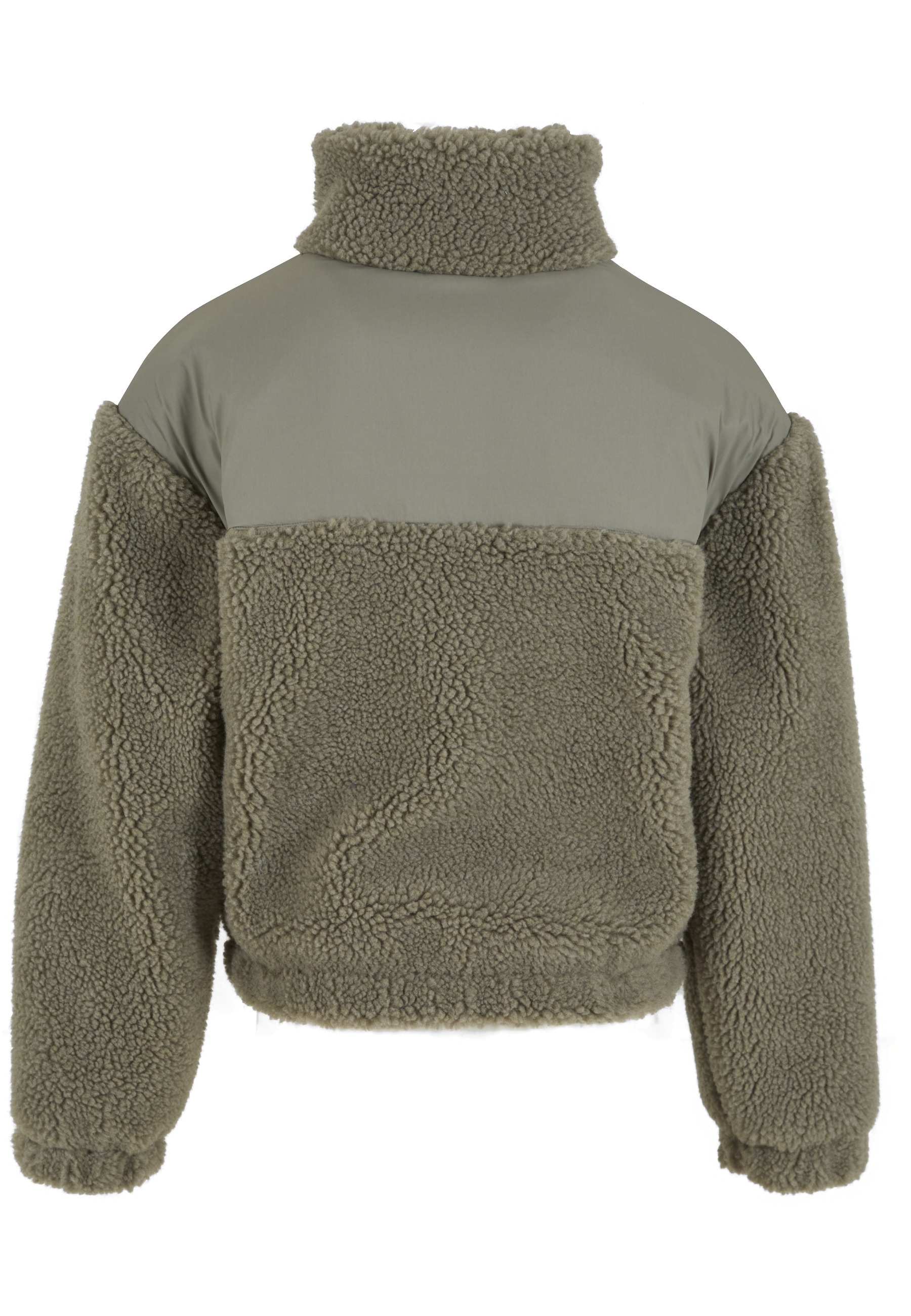 URBAN CLASSICS Winterjacke »Urban Classics Girls Sherpa Mix Jacket« 1 Stk. tlg. ohne Kapuze