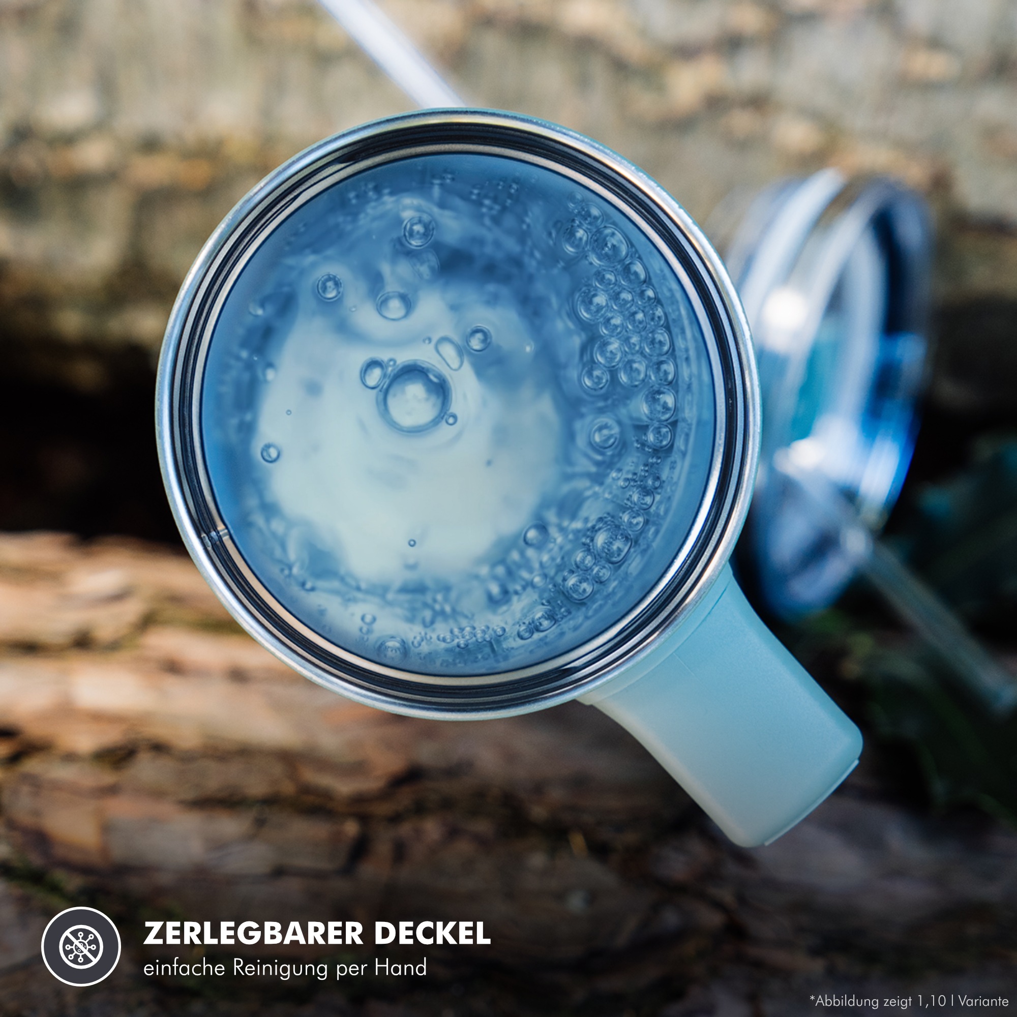 THERMOS Thermobecher »REFRESHING SERIES ISOLIERTRINKBECHER mit Strohhalm« 0,85l, 6h heiß & 6h kalt, mit Griff