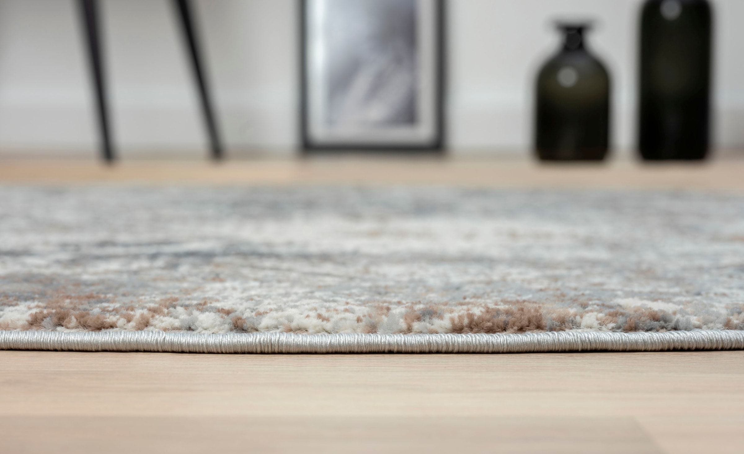 Myflair Möbel & Accessoires Teppich »My Heart«, rund, 8 mm Höhe, Kurzflor, Scandi-Design, besonders weich durch Microfaser