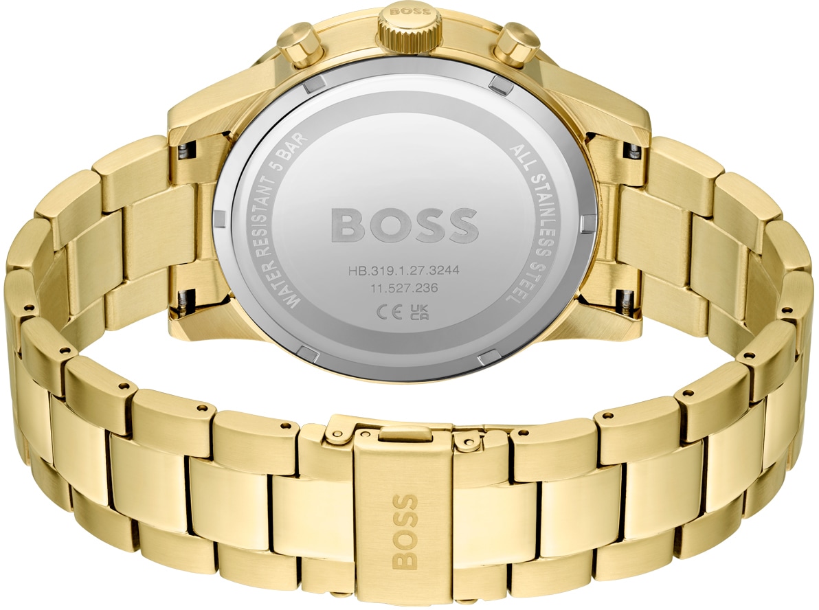 BOSS Chronograph »Allure, 1513923«, Quarzuhr, Herrenuhr, Armbanduhr, Stoppfunktion, Edelstahlarmband