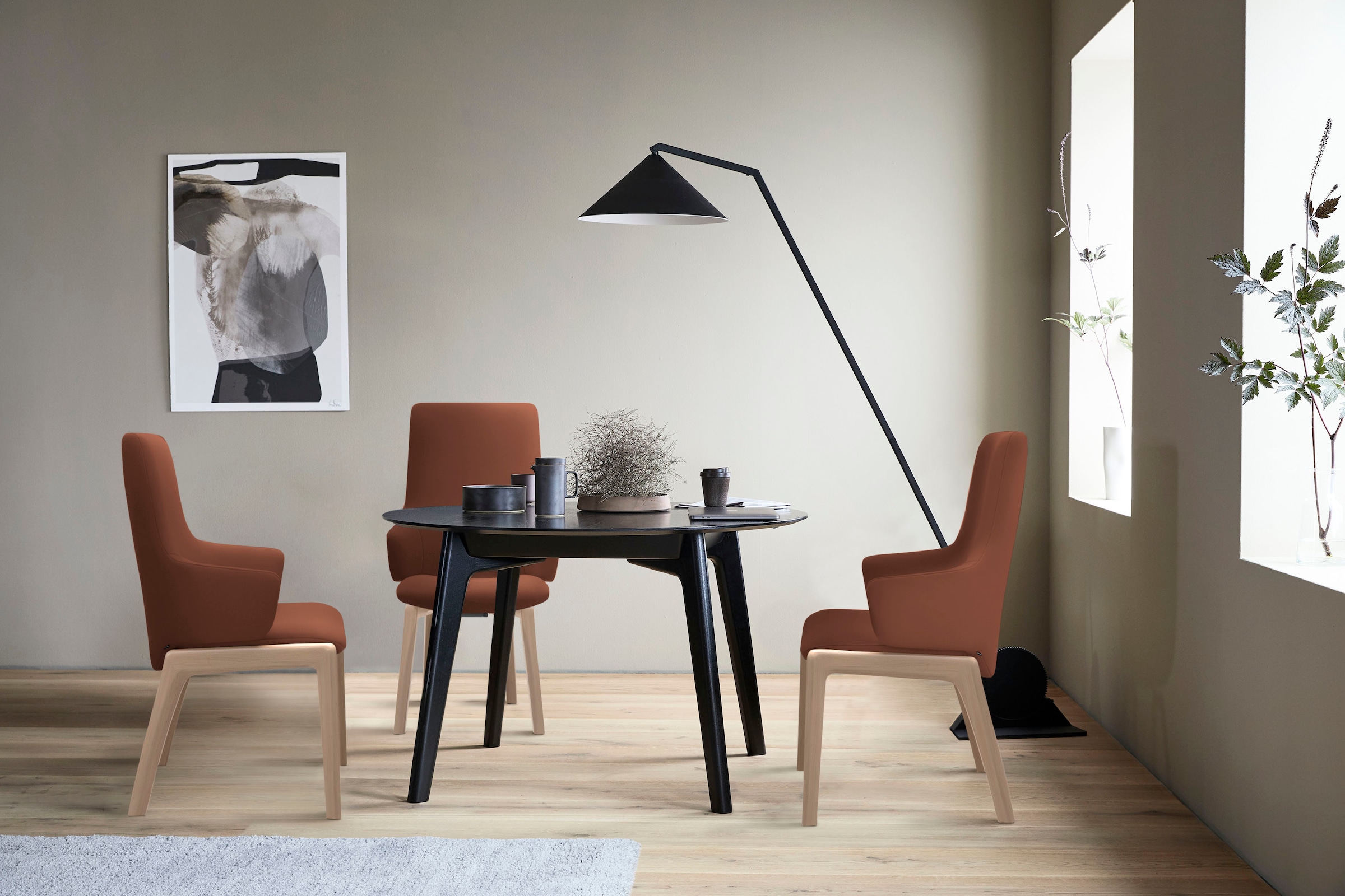 Stressless® Polsterstuhl »Laurel« () High Back mit Armlehne, Größe L, mit a günstig online kaufen