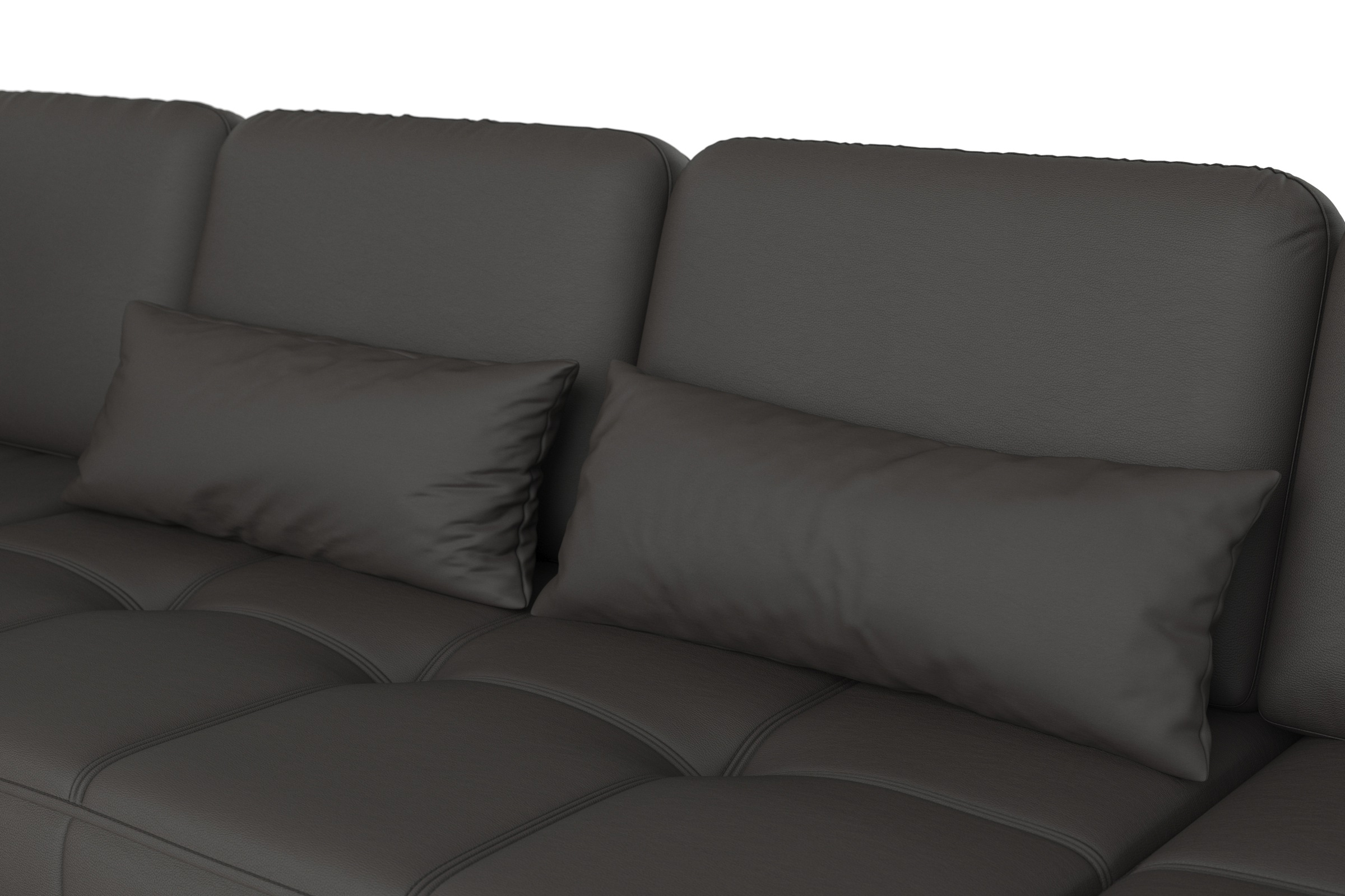 sit&more Wohnlandschaft »Bendigo U-Form«, inklusive Sitztiefenverstellung, Bodenfreiheit 15 cm, in 2 Fußfarben