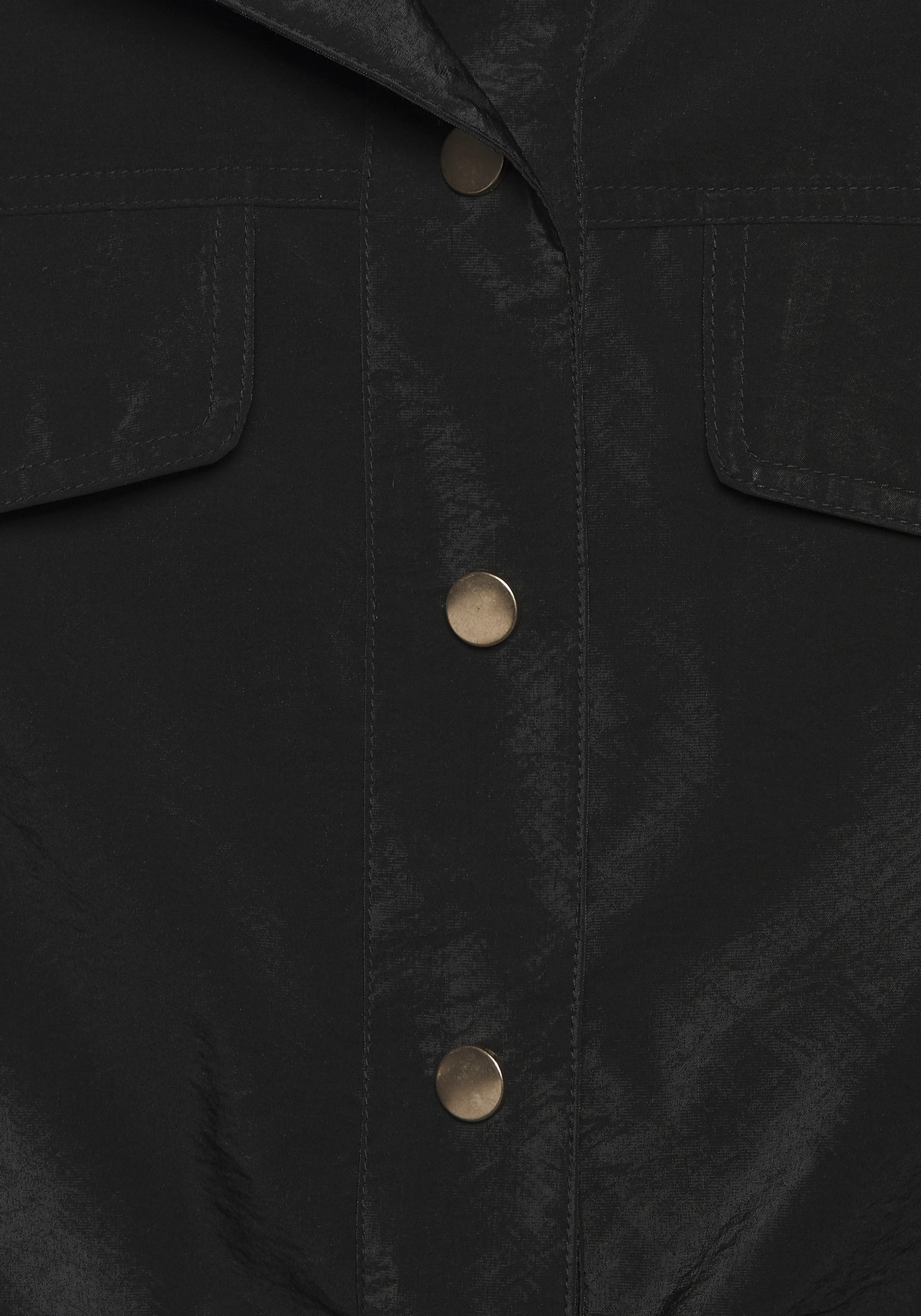 LASCANA Blouson »aus leichter Webware mit 3/4-Ärmeln« Sommerjacke, leichte Übergangsjacke, Safarijacke, kurze Blousonjacke