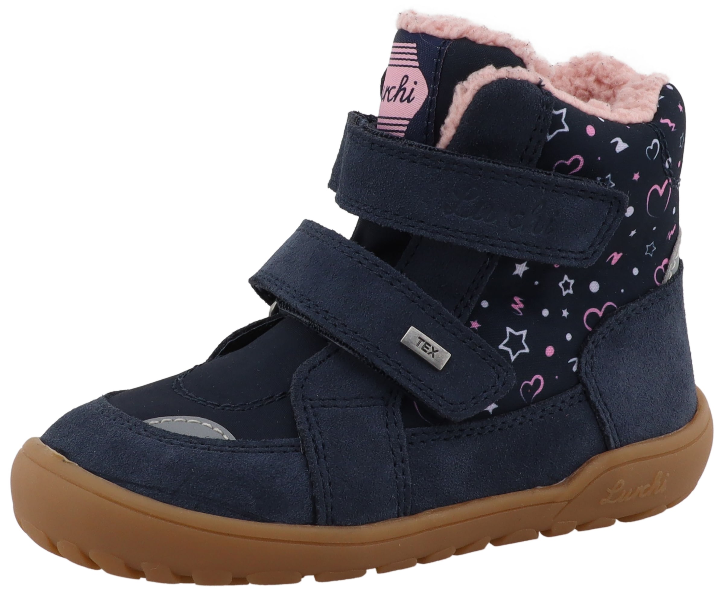 Lurchi Barfußschuh »Jilly Barefoot-TEX«  Klettschuh mit Warmfutter, Größenschablone zum Download