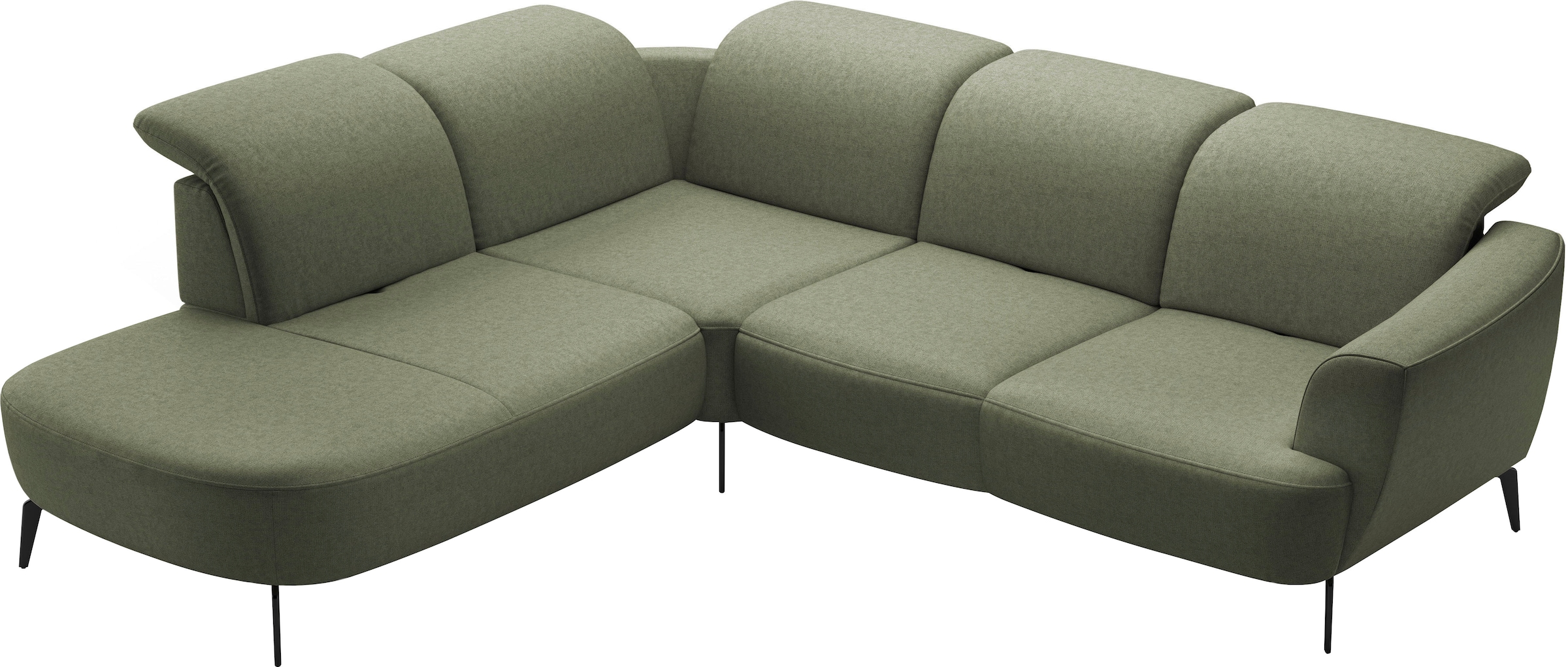 sit&more Ecksofa »Zoe« ink.Sitztiefenverstellung, wahlweise mit Kopfteilverstellung