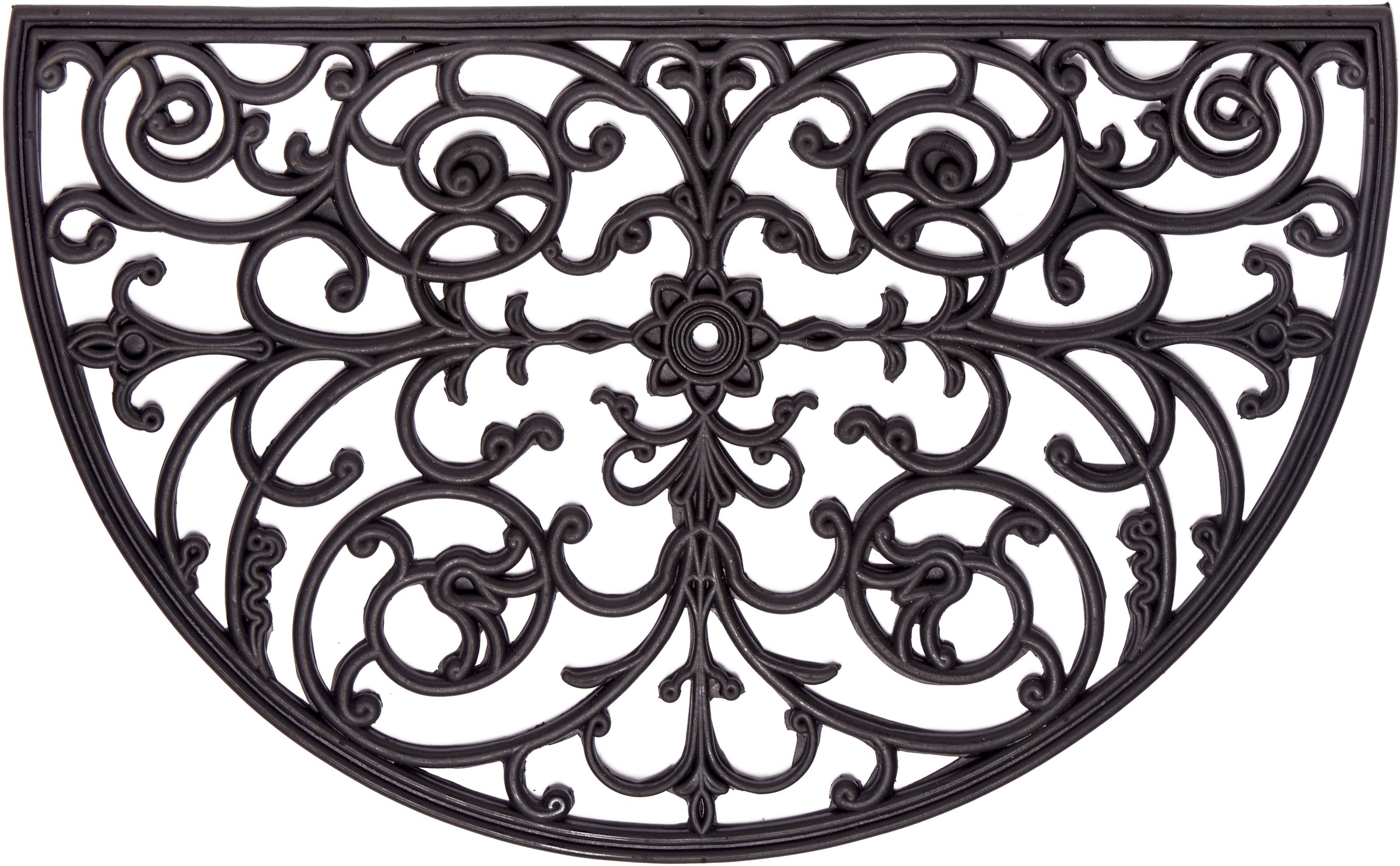 Hanse Home Weihnachts Fußmatte 40x60cm - Schmutzfangmatte Für Innen & Außen Mit Weihnachtsmann Motiv