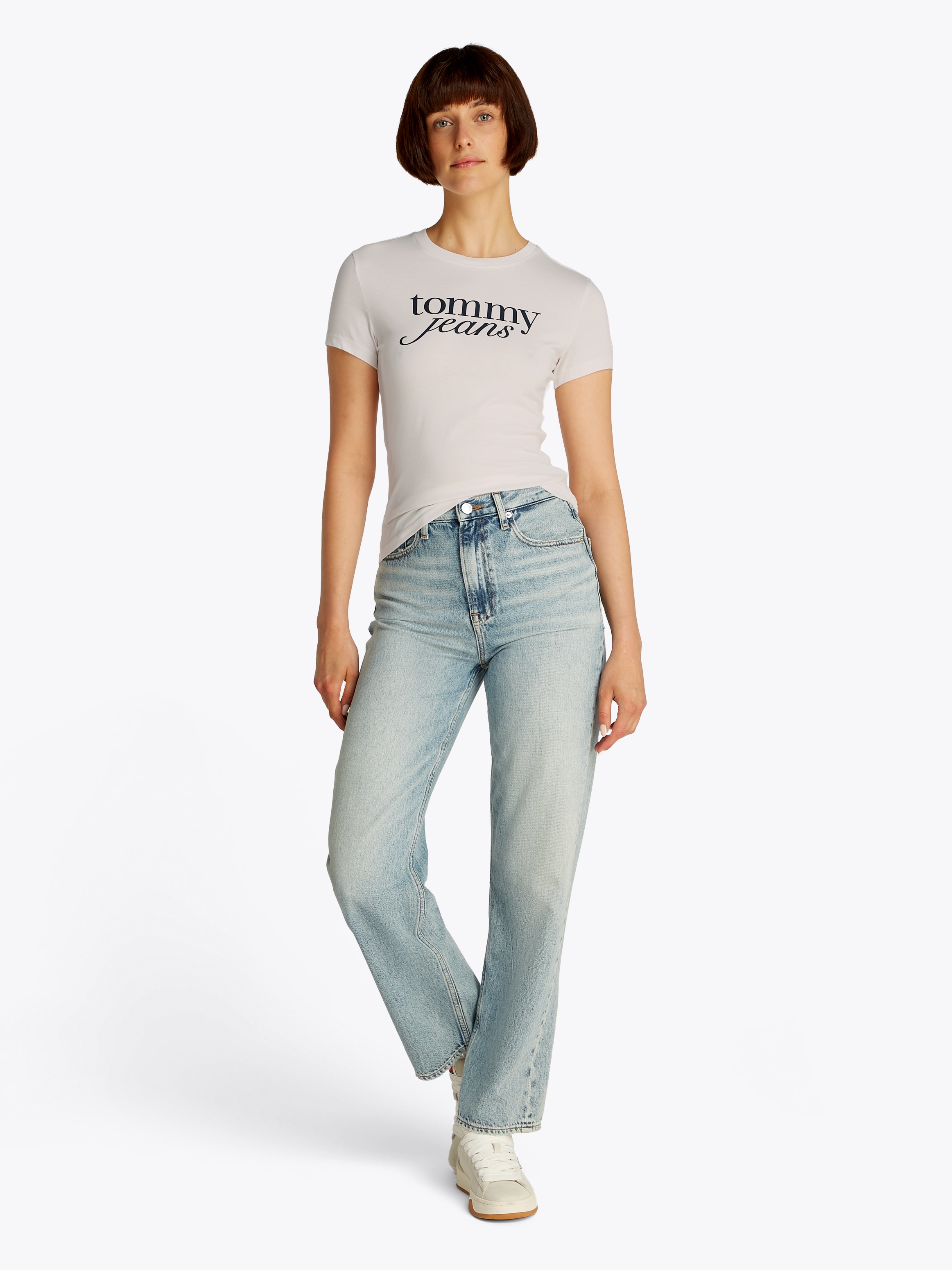 Tommy Jeans T-Shirt, mit Logodruck auf der Brust