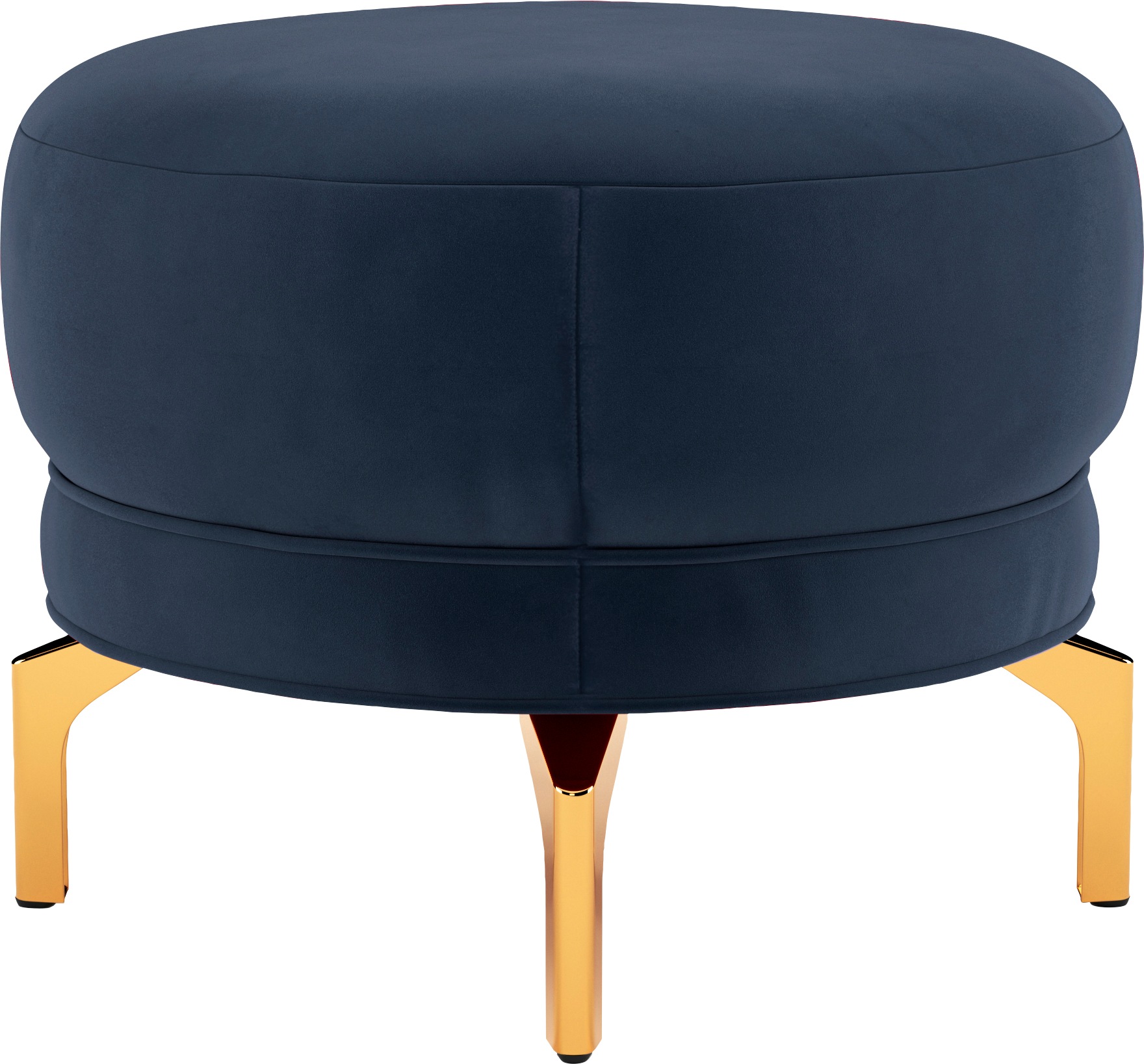 sit&more Polsterhocker »Orient 3«, goldfarbene Metallfüße