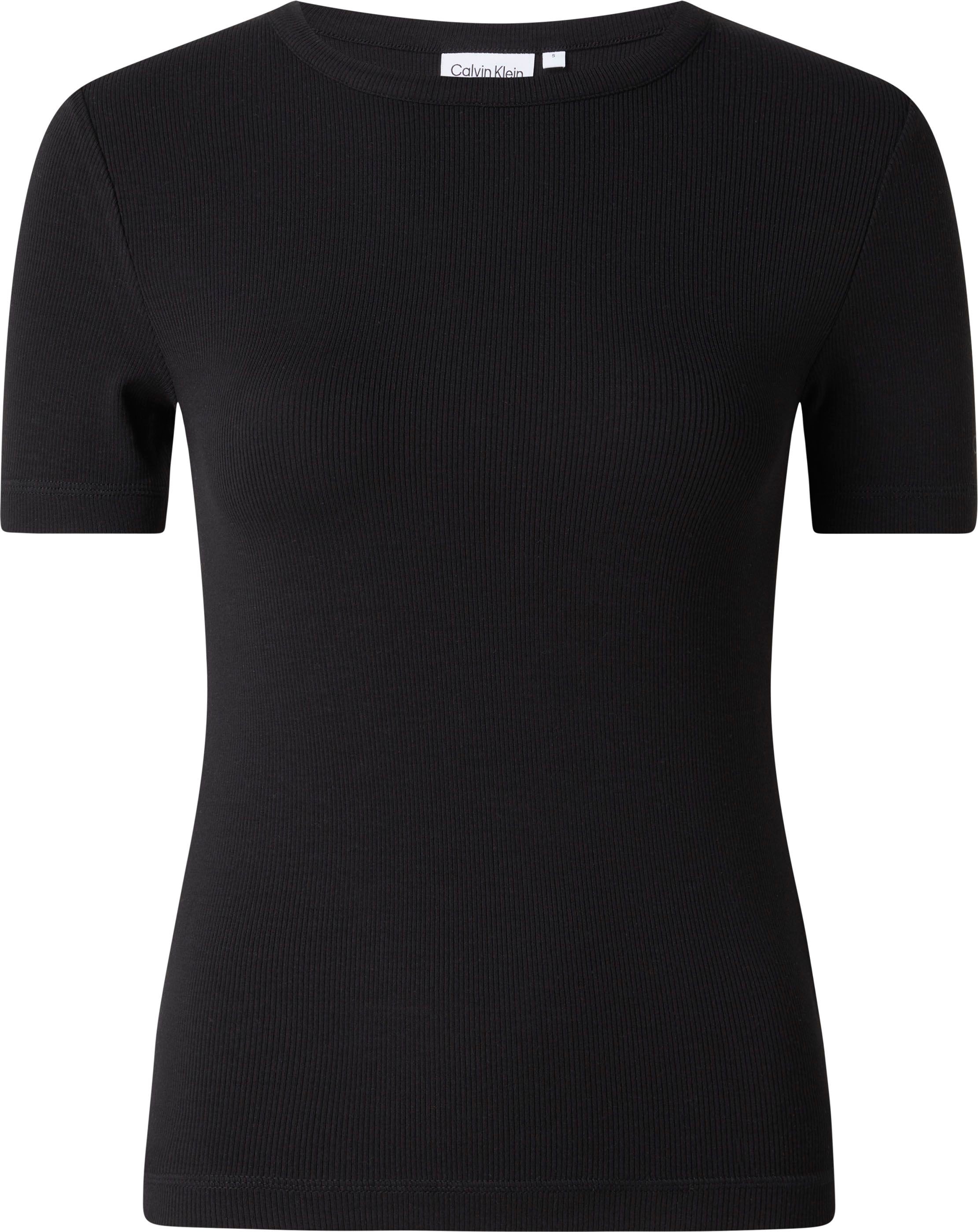 Calvin Klein Rundhalsshirt, mit Rundhalsausschnitt