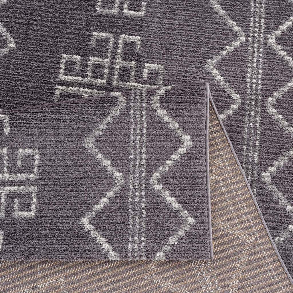 Carpet City Teppich »April 0608«, rechteckig, 10 mm Höhe, Läufer, weich durch Microfaser, Boho Ethno Look, Wohnzimmer