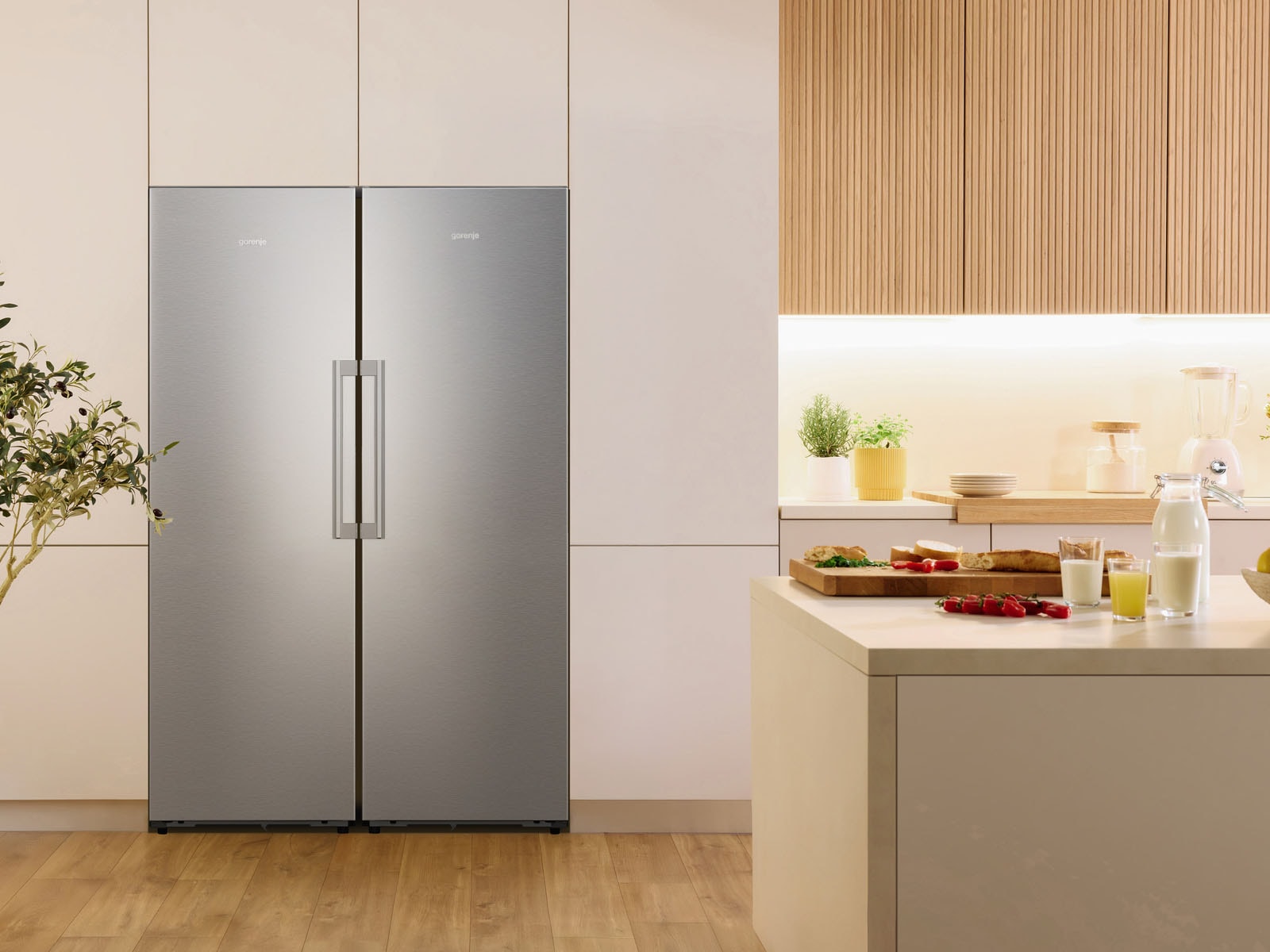 GORENJE Gefrierschrank »FNC618C6XWF« 185,6 cm hoch 59,5 cm breit KitchenFit passt sich nahtlos deiner Küche an