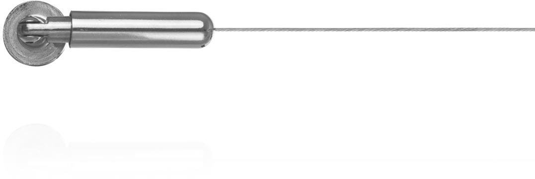 Gardinenstange »Seilspanngarnitur 500 cm, Edelstahl Optik«, 1 läufig-läufig, kürzbar,...