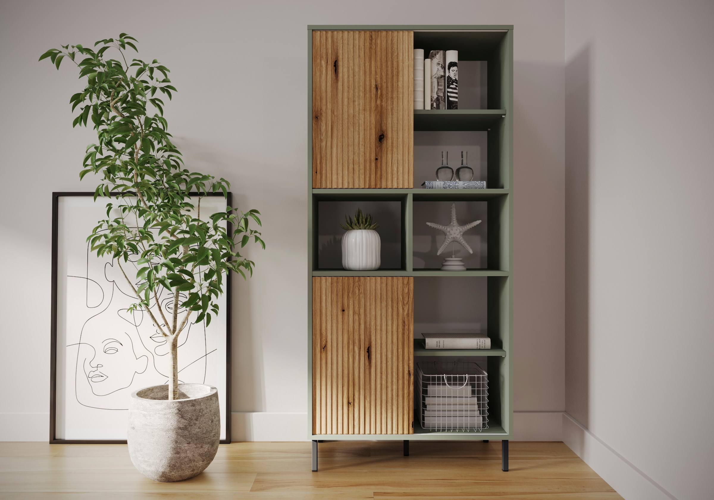 INOSIGN Highboard »Pozzi«, Höhe ca. 163 cm günstig online kaufen