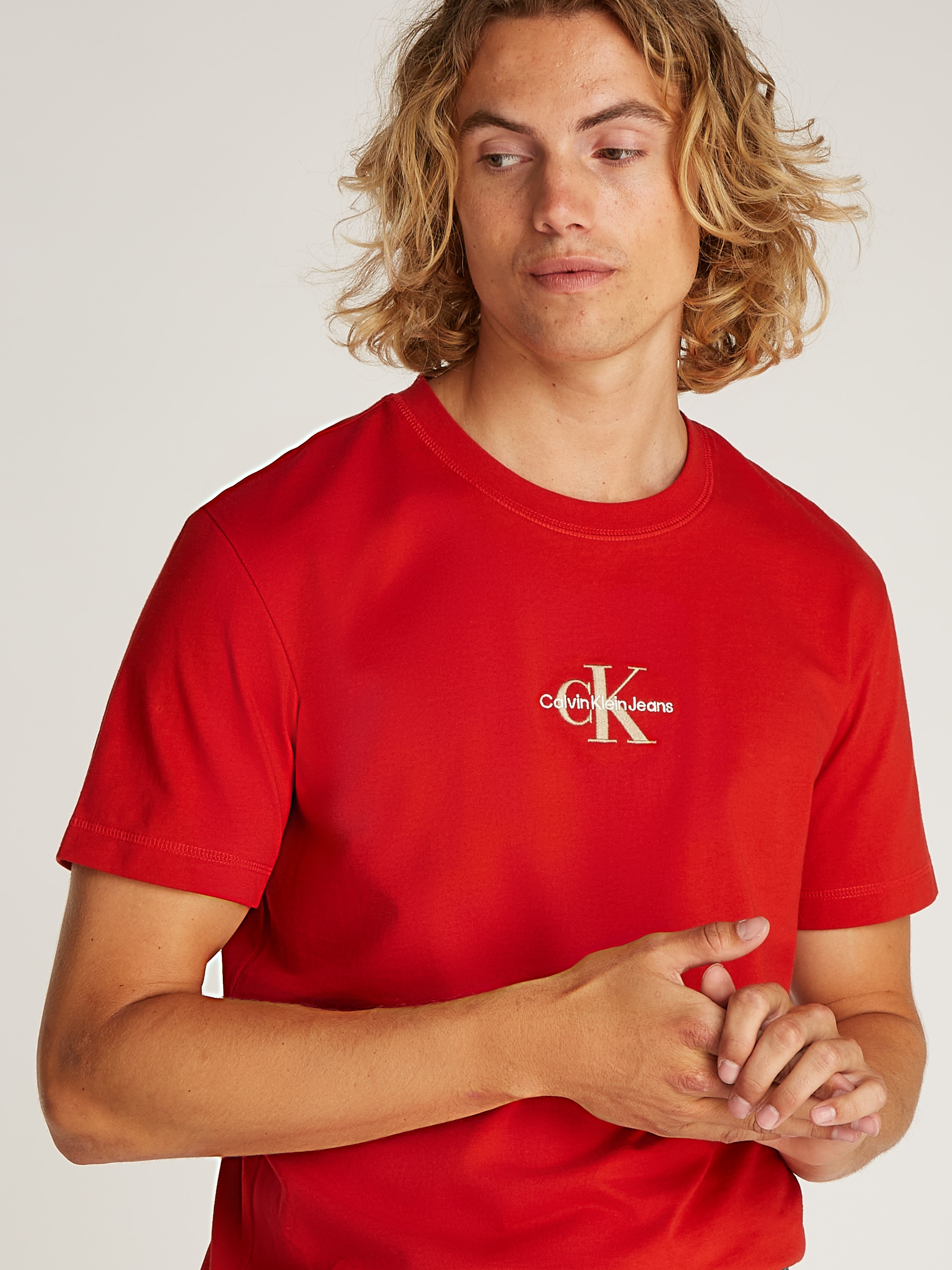 Calvin Klein Jeans T-Shirt »MONOLOGO TEE«, mit Logoschriftzug