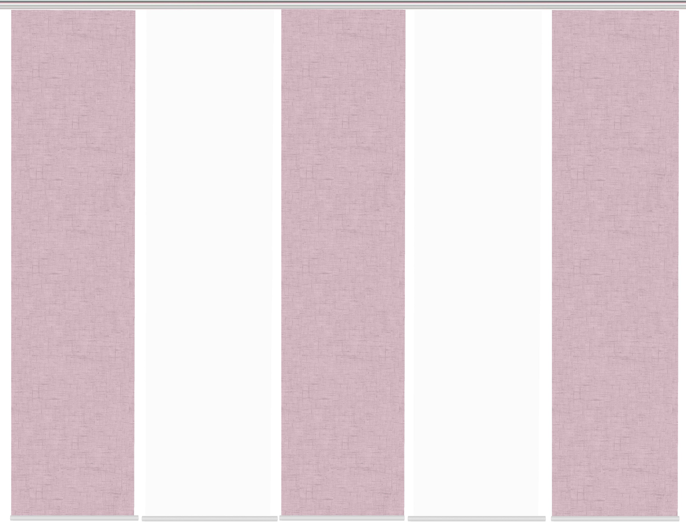 HOME WOHNIDEEN Schiebegardine »PIVE 5er SET«, (5 St.), Schiebevorhang Digidruck 5er Set PIVE