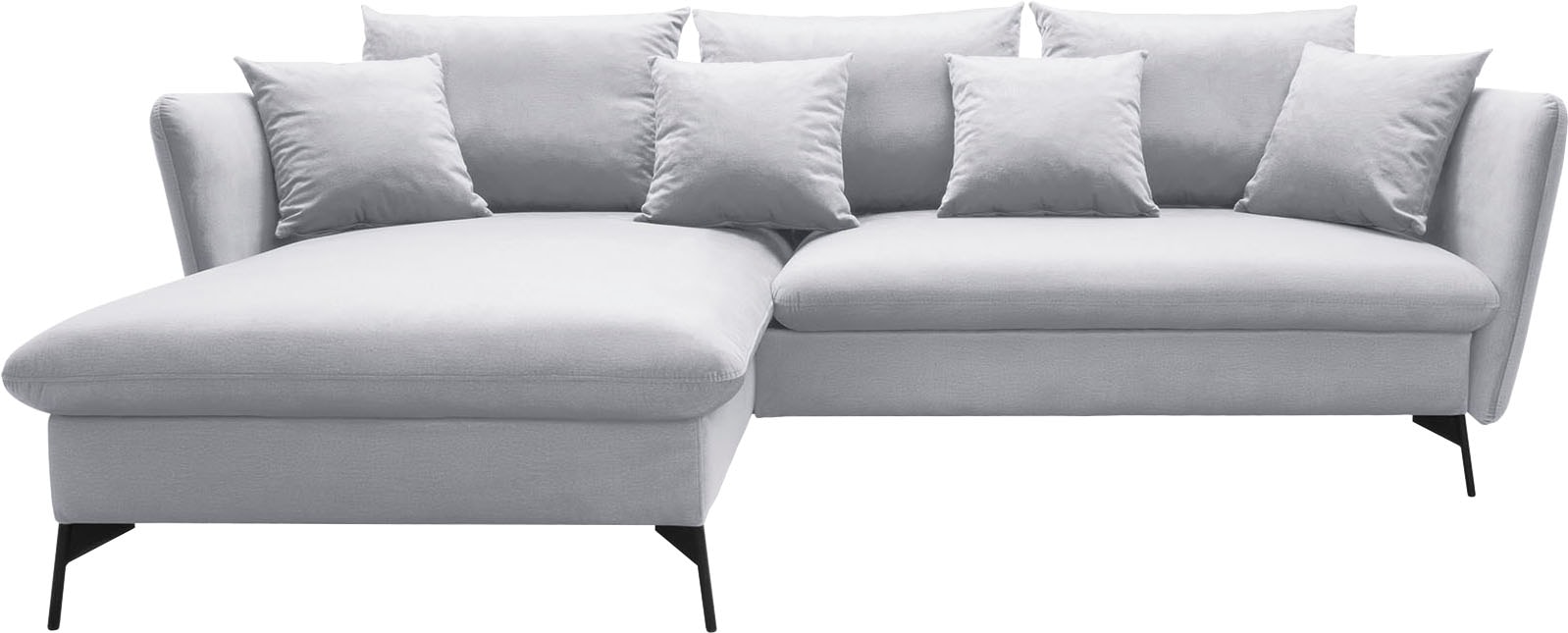 OTTO home Ecksofa »LIVORNO,258 cm, L-Form,« Schlaffunktion u. Bettkasten (1 günstig online kaufen