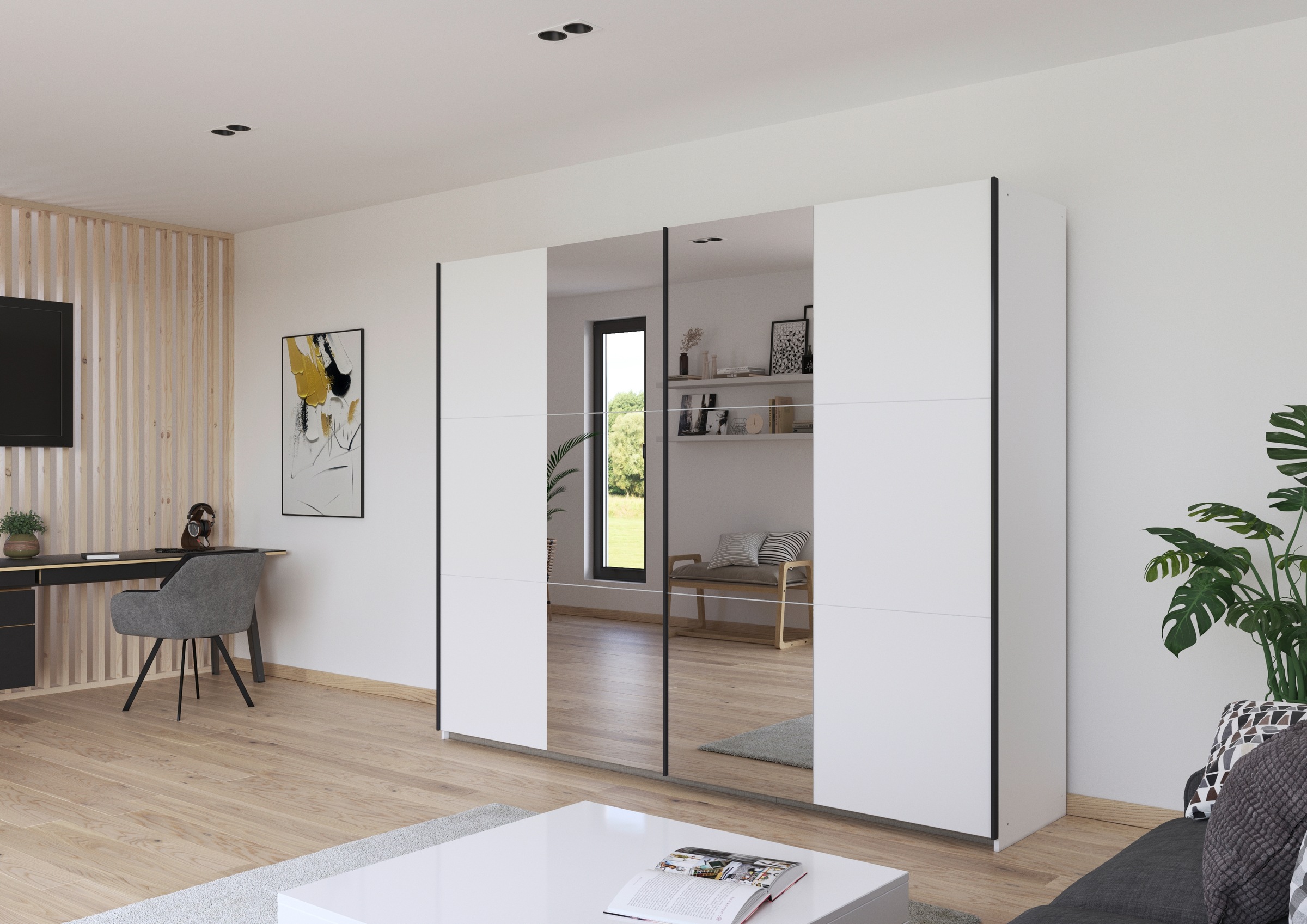 rauch Kleiderschrank »Kleiderschrank Drehtürenschrank Schrank Garderobe KRO günstig online kaufen