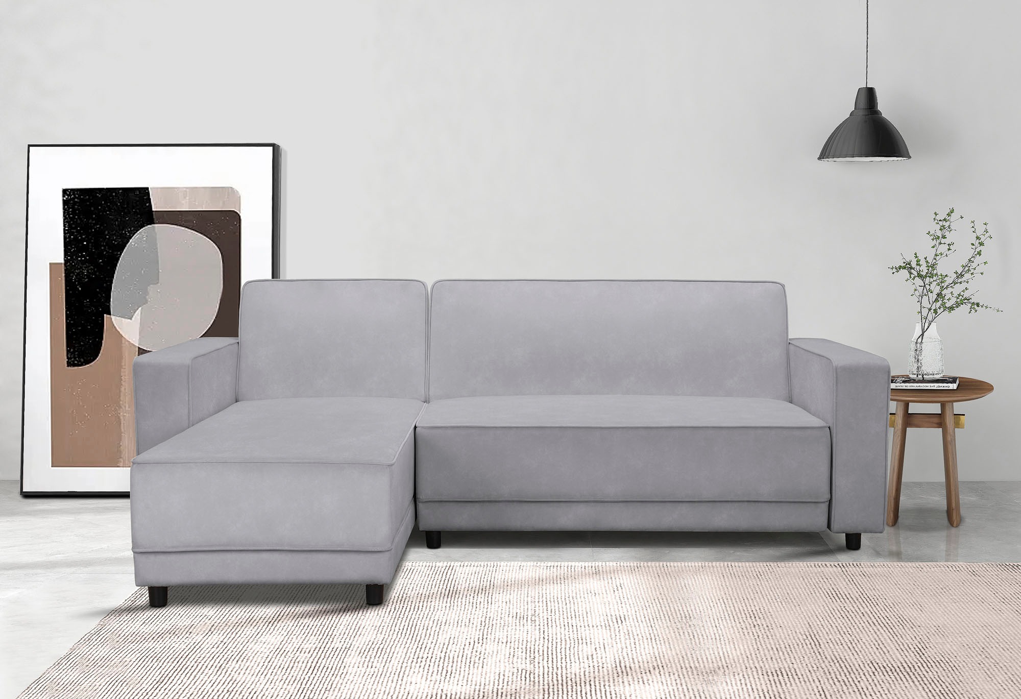 Dorel Home Ecksofa »Allie Schlafsofa 230 cm mit Relaxfunktion in der Rücken günstig online kaufen