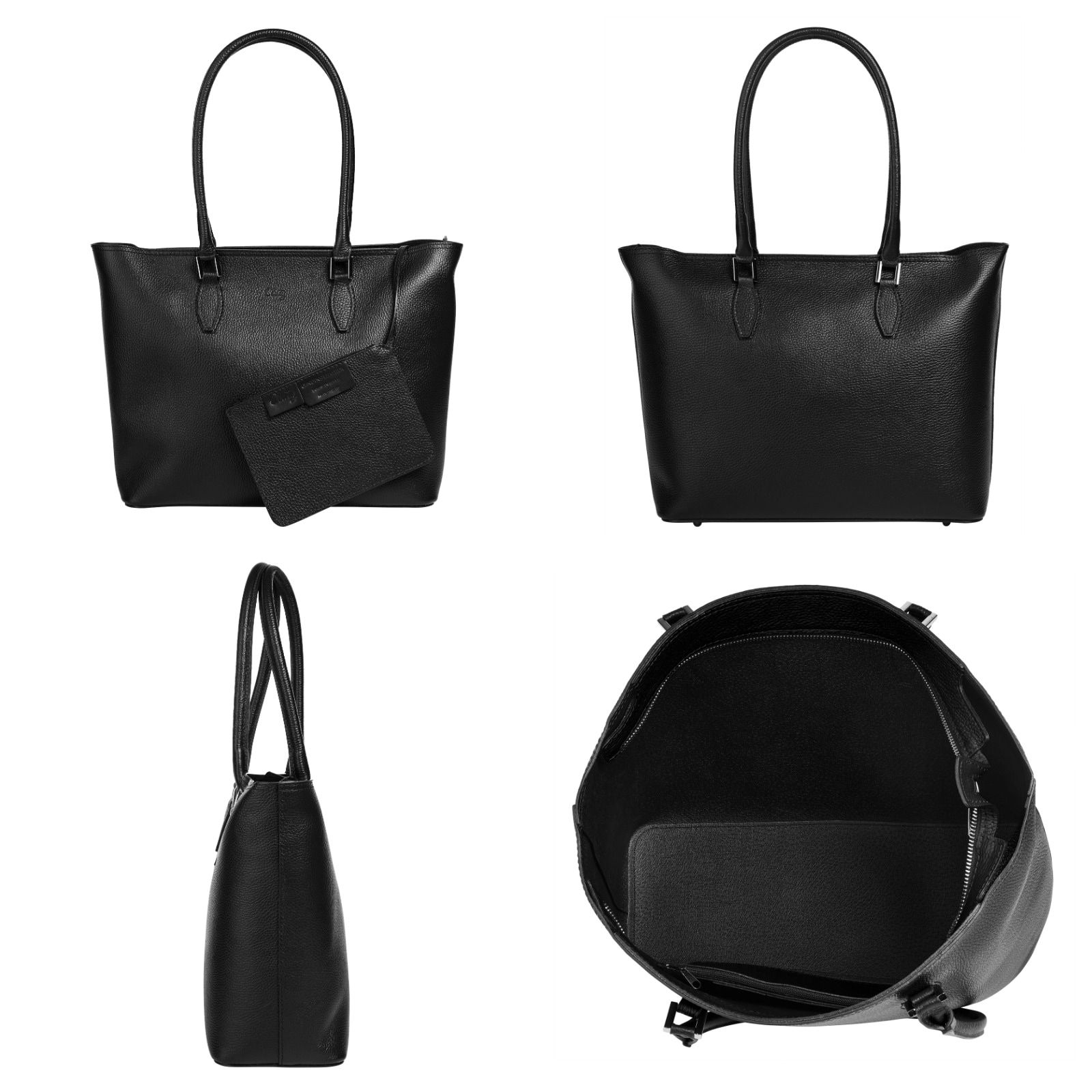 Cluty Shopper, echt Leder, Made in Italy